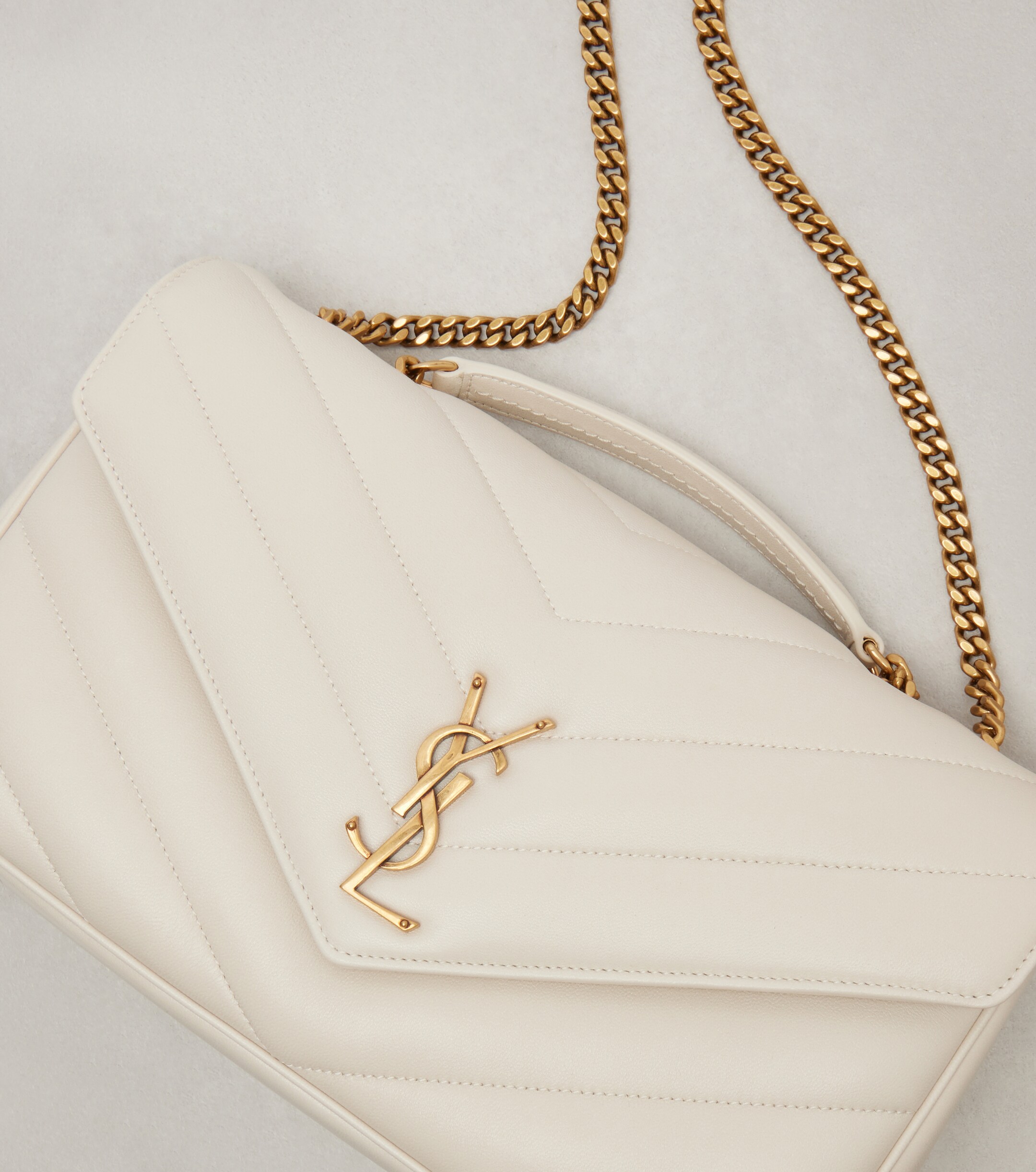 Saint Laurent Loulou Medium leather shoulder bag