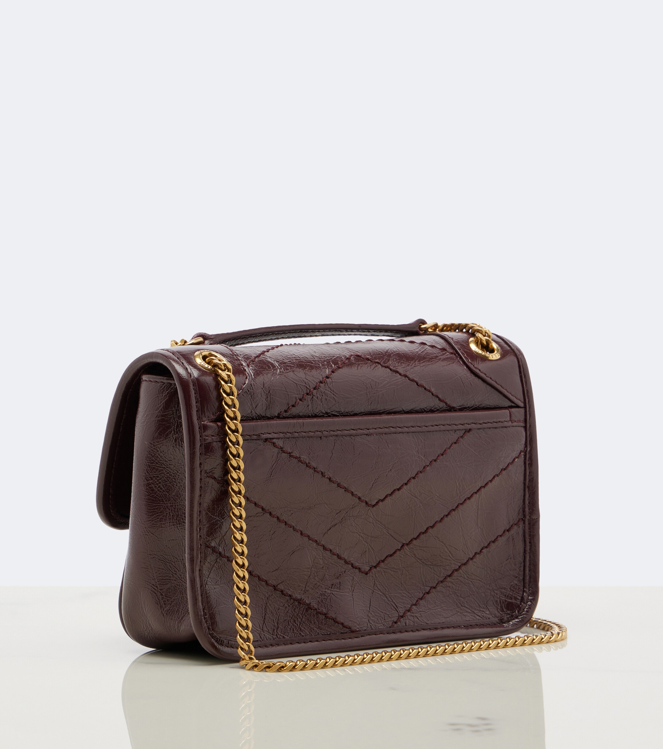 Saint Laurent Niki Cassandre Mini leather shoulder bag