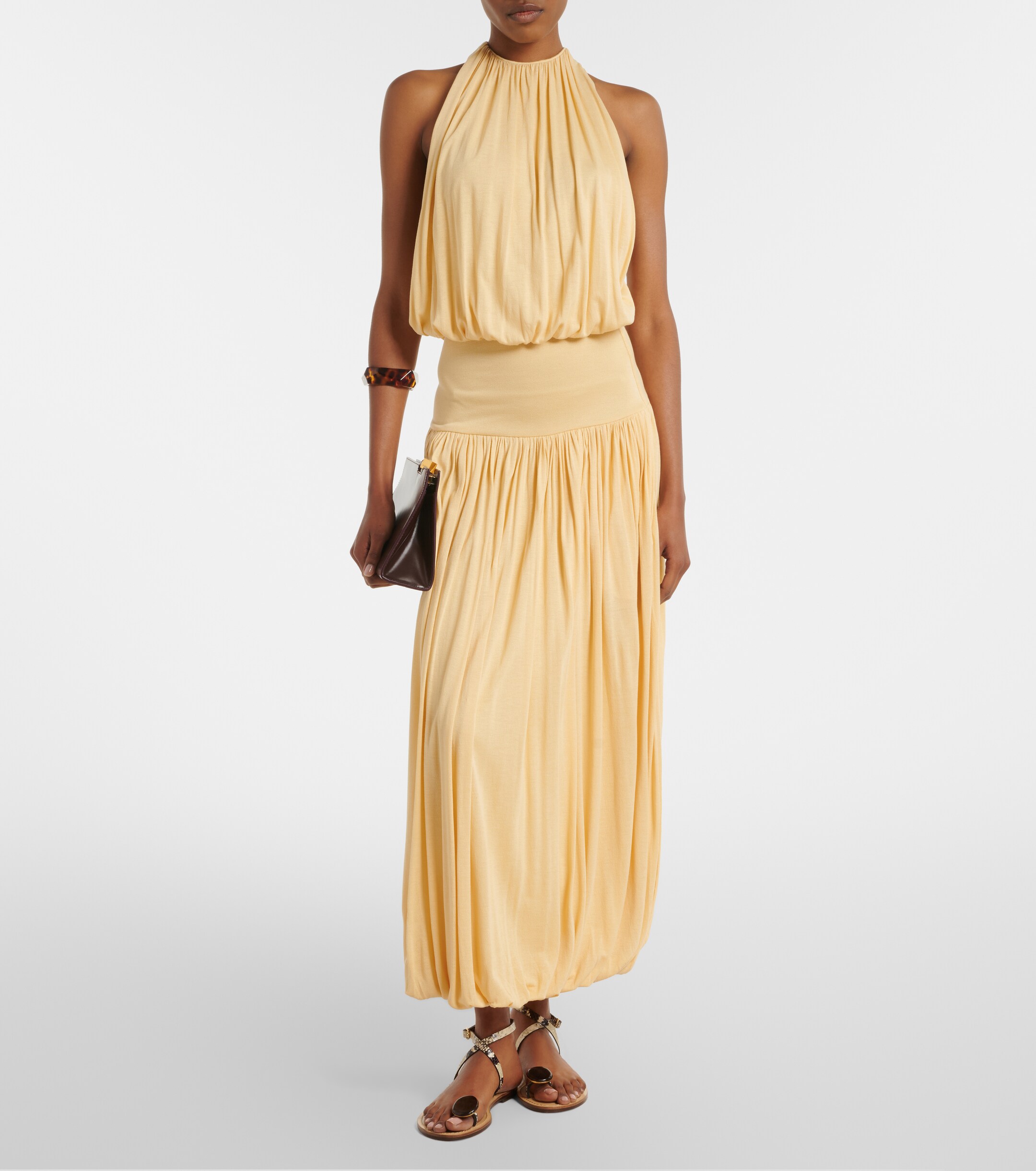 AMANU Amanu Kigali snake-effect leather sandals