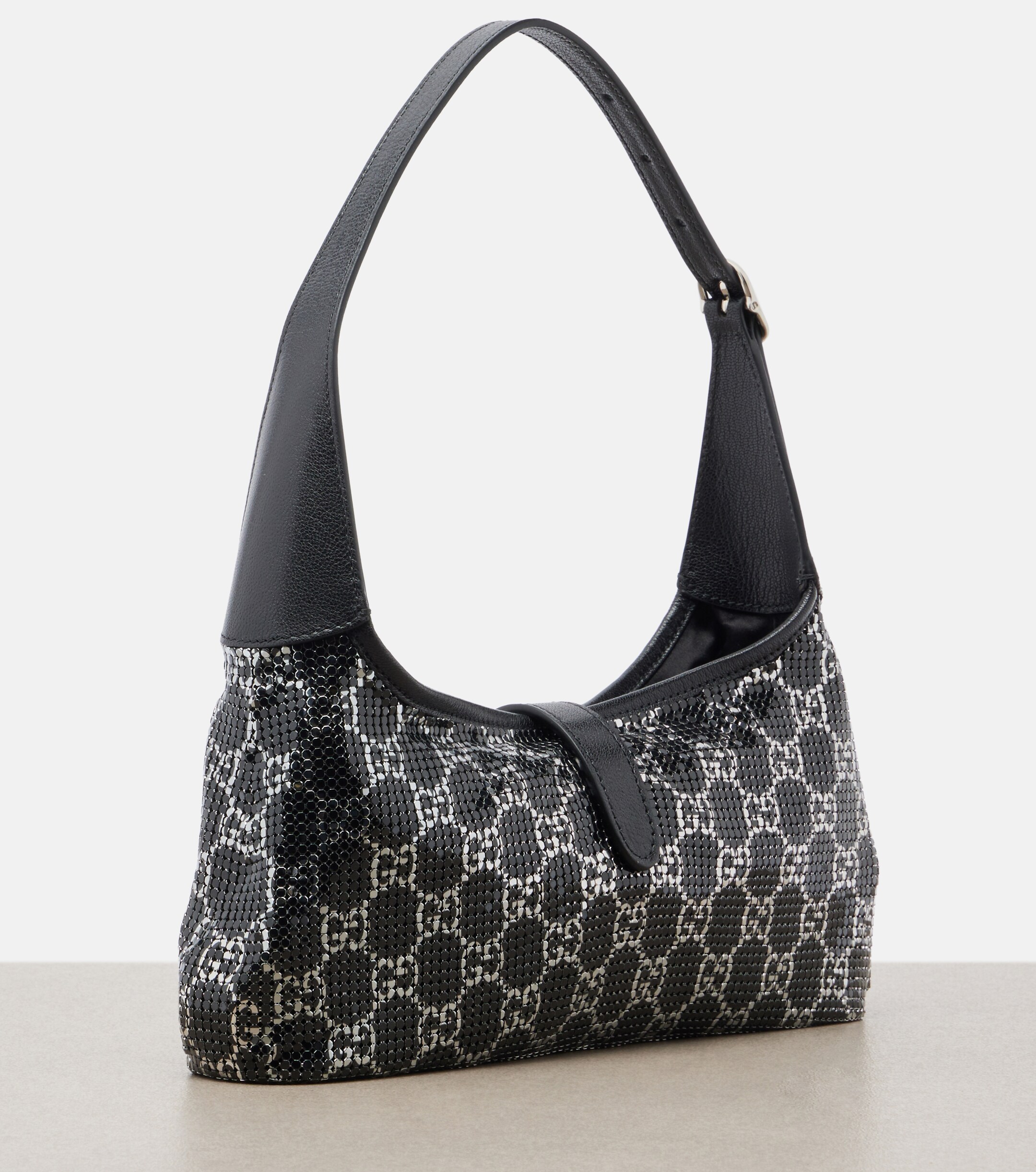Gucci Jackie Slim GG chainmail top-handle bag