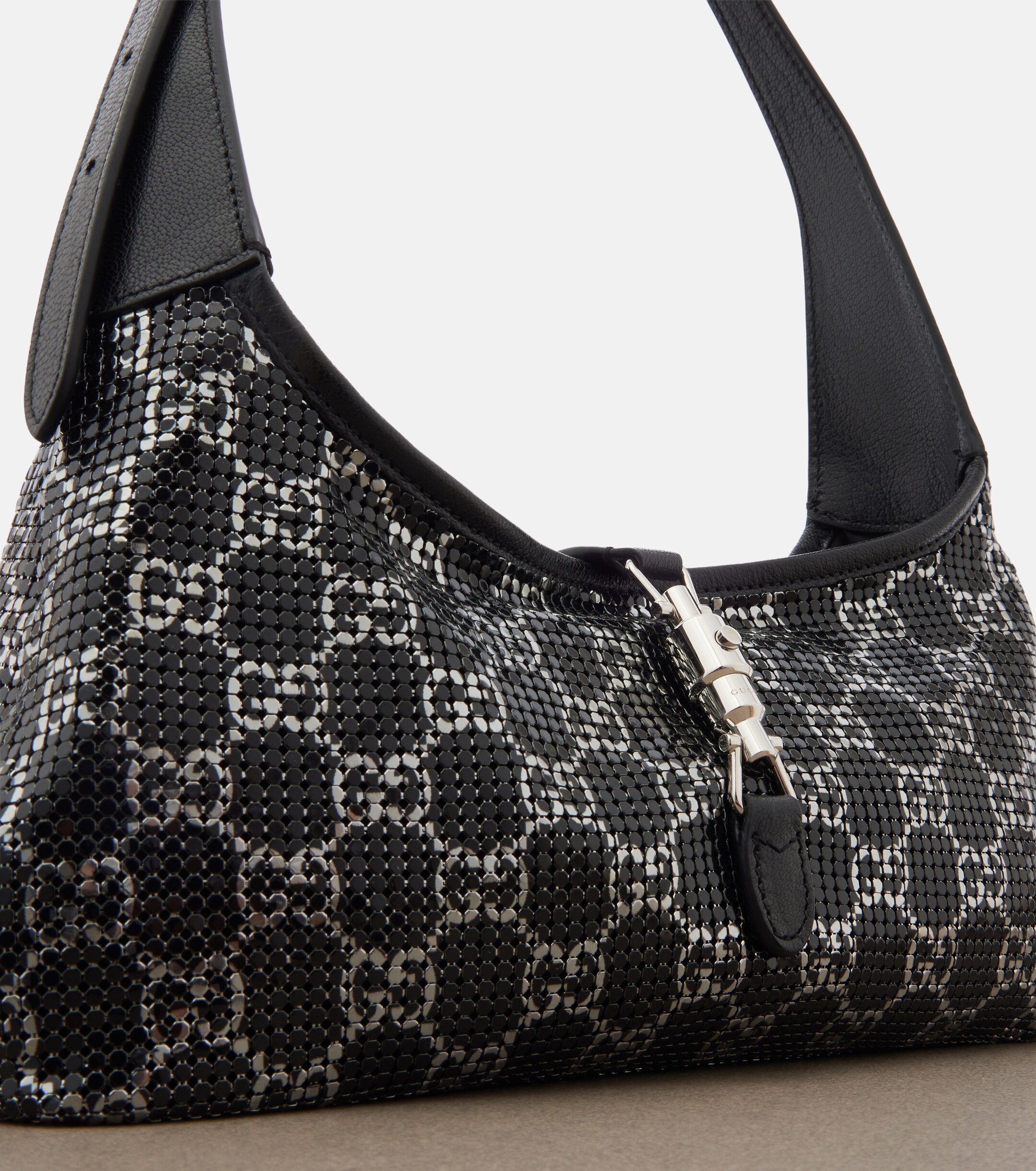 Gucci Jackie Slim GG chainmail top-handle bag