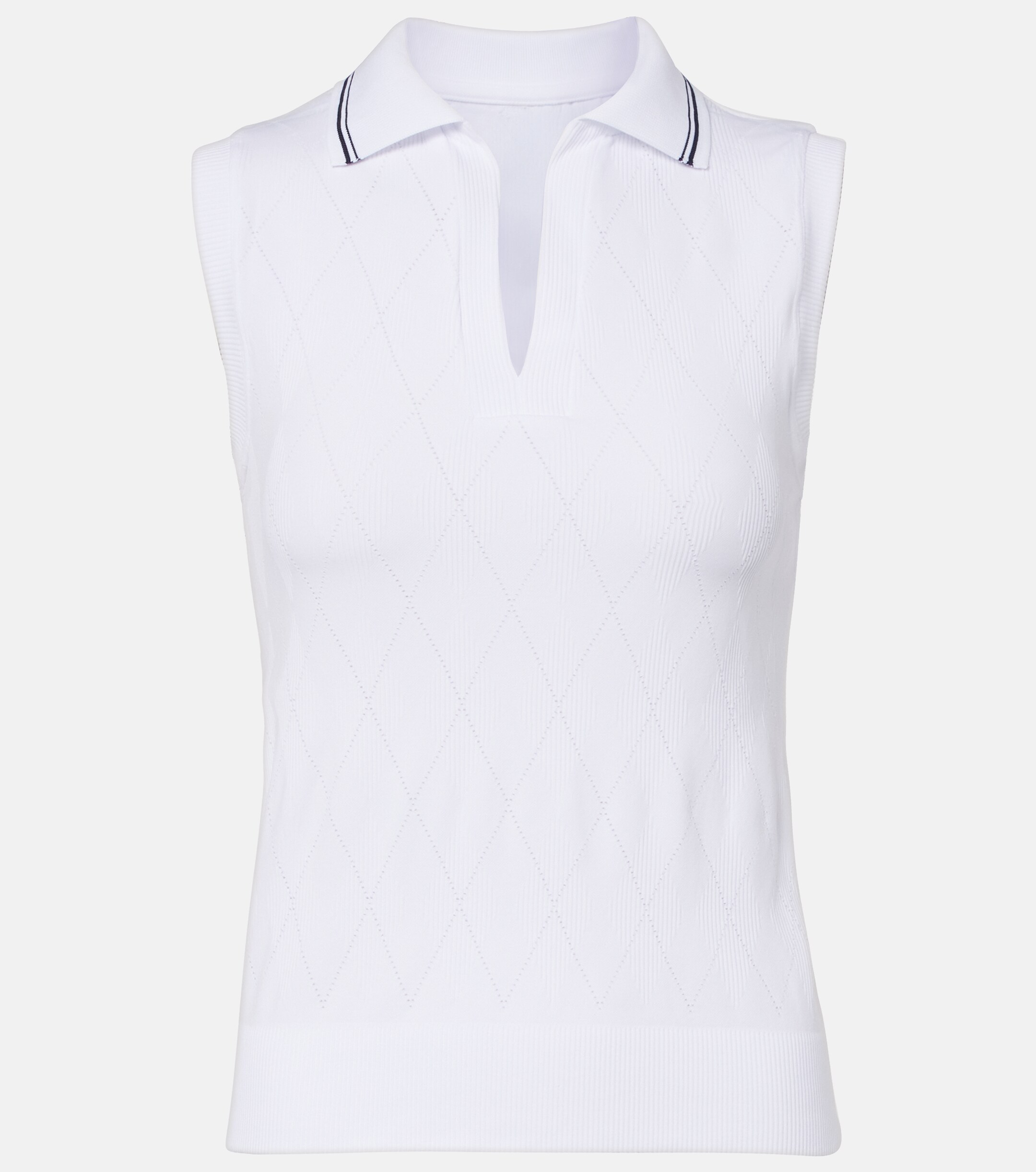 Varley Varley Marit argyle polo shirt