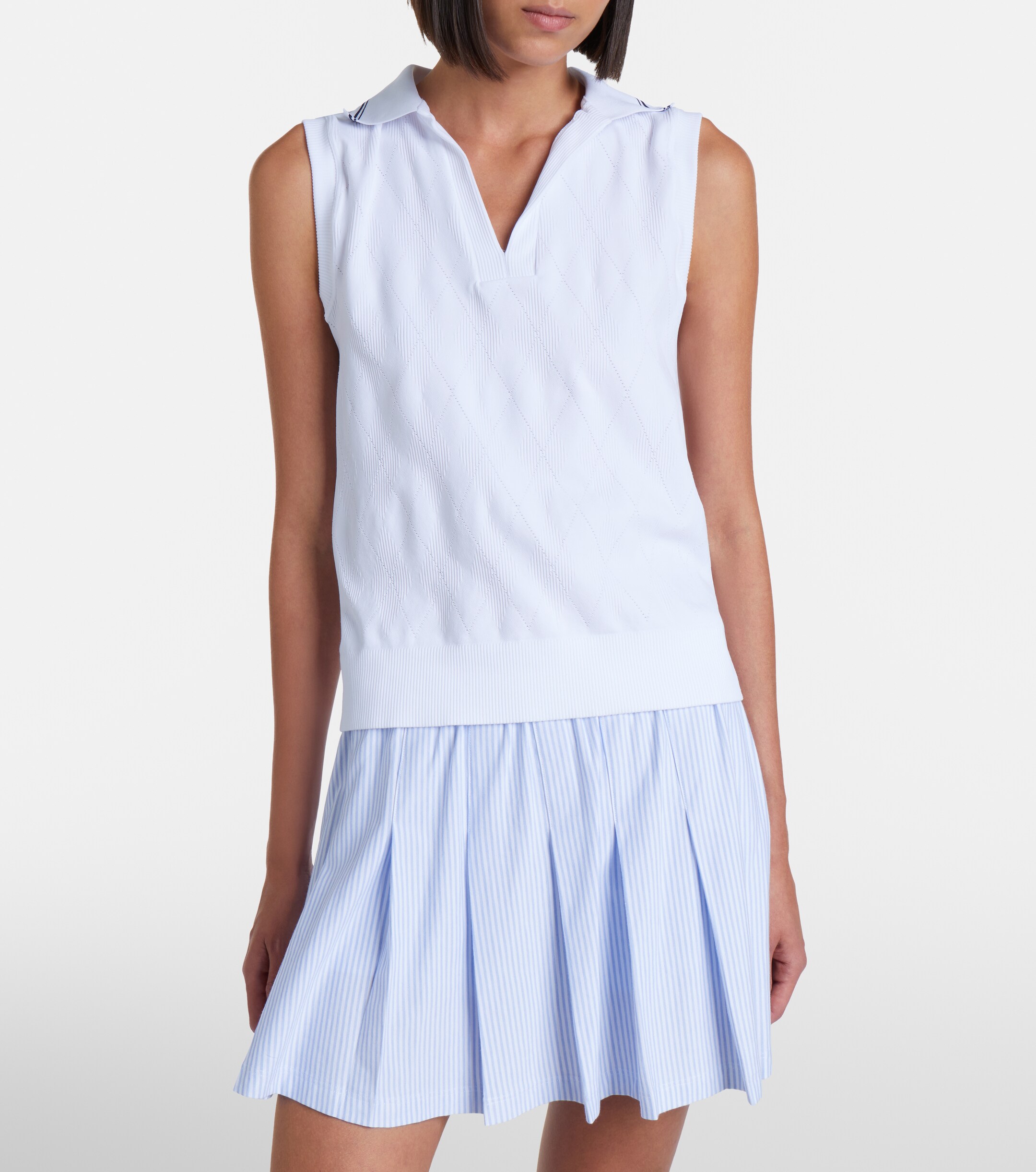 Varley Varley Marit argyle polo shirt