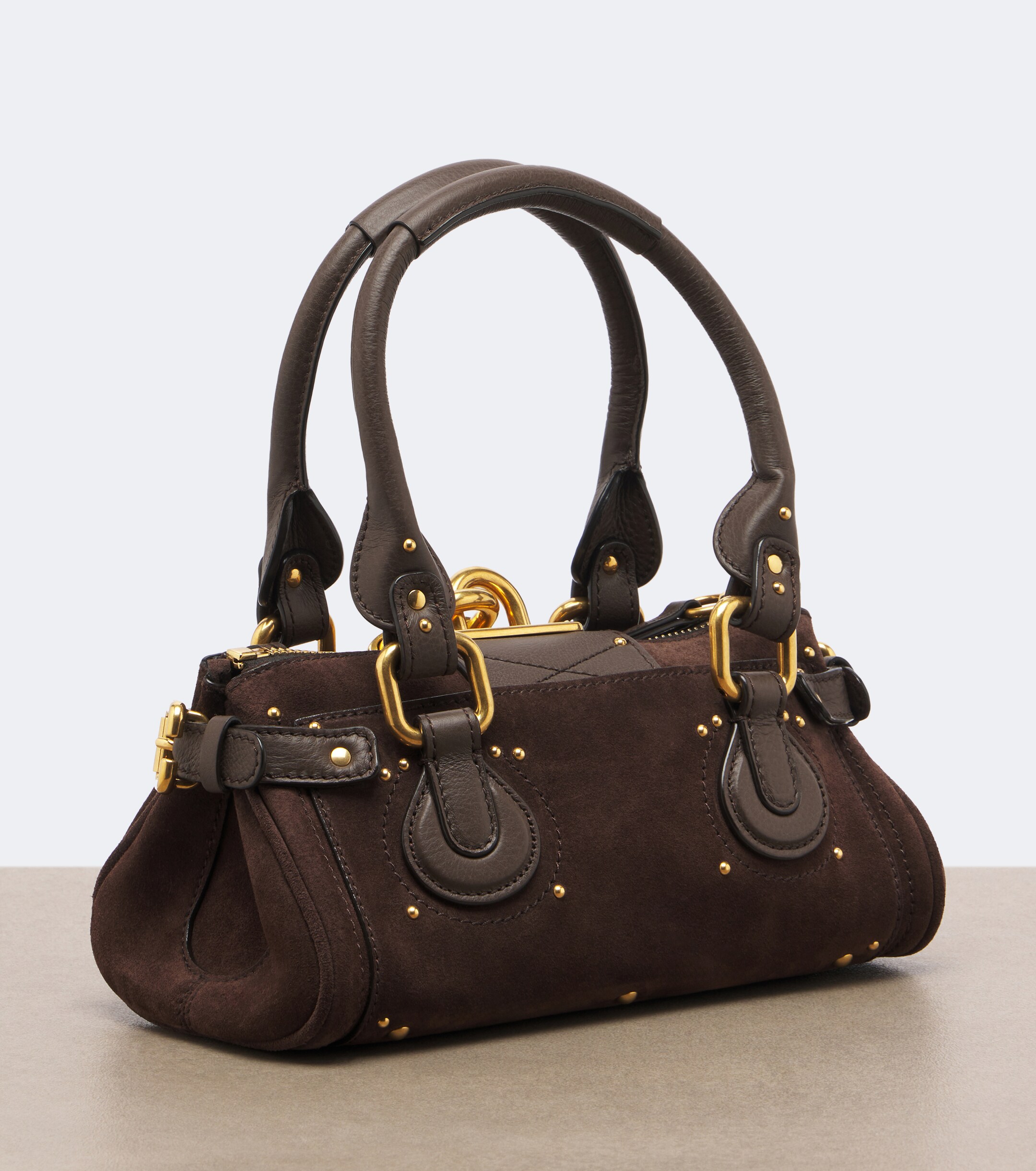 Chloé Chloé Paddington Small suede shoulder bag