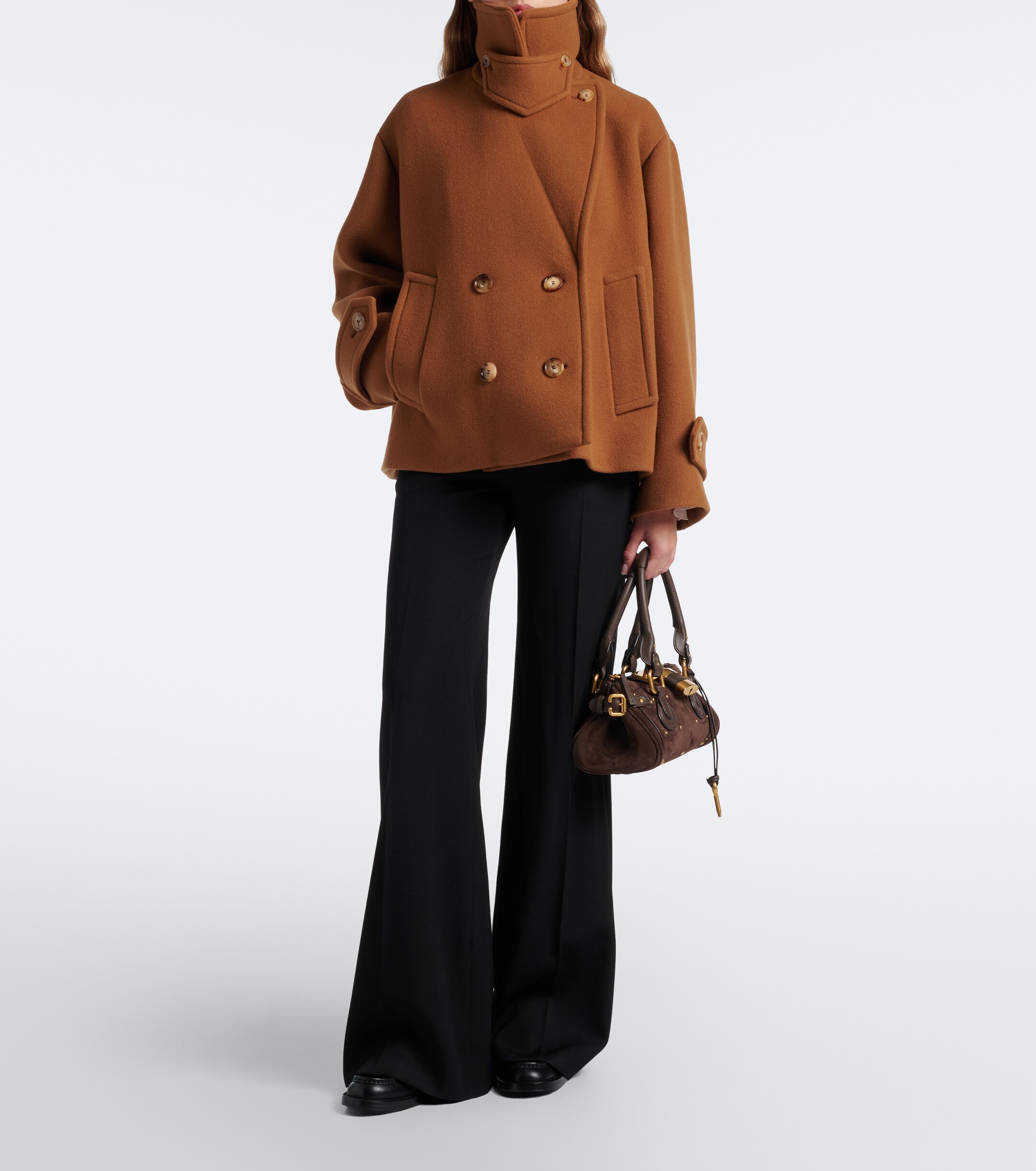 Chloé Chloé Paddington Small suede shoulder bag