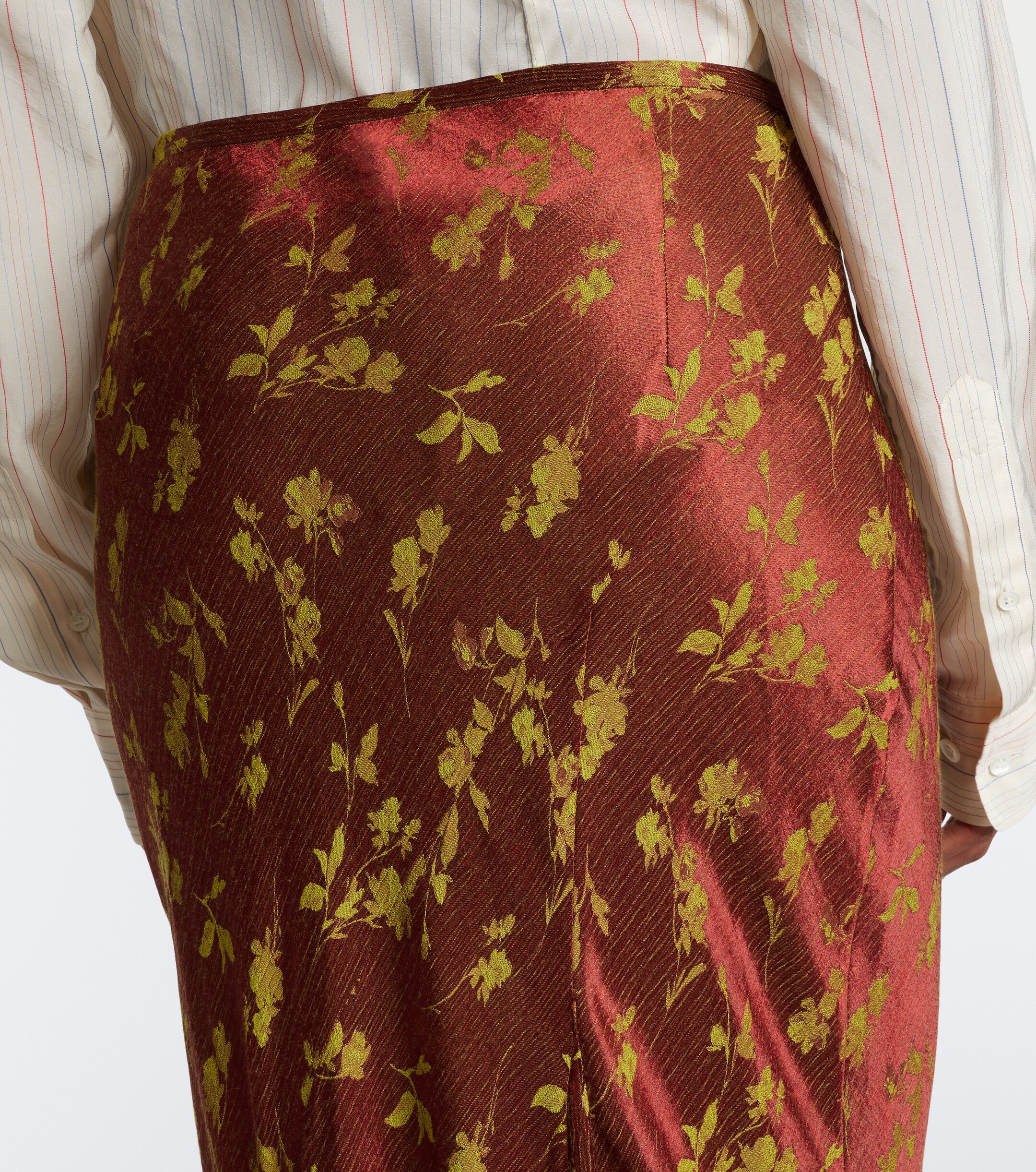 Dries Van Noten Dries Van Noten Floral jacquard maxi skirt