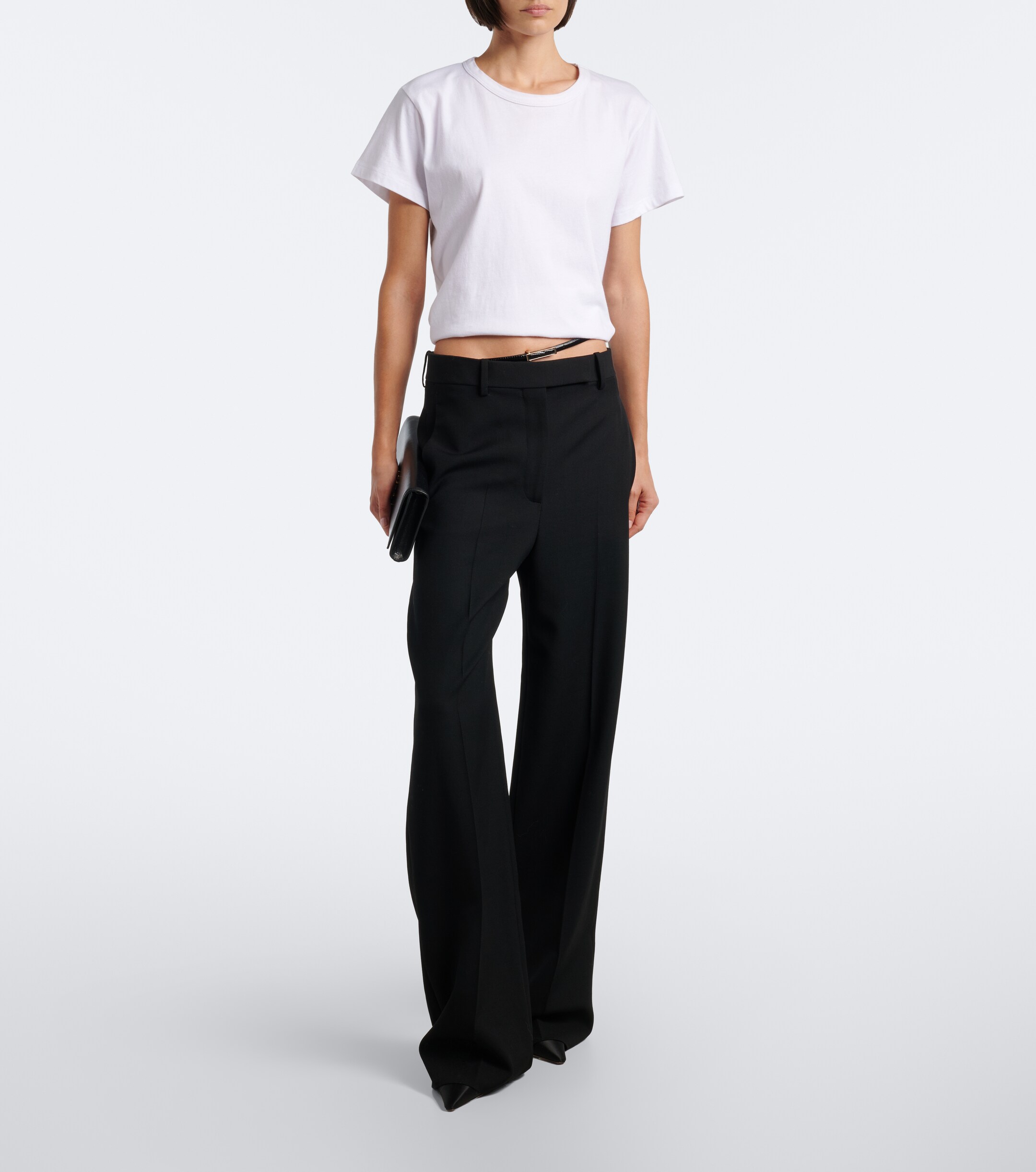 Tom Ford Tom Ford Belted wool wide-leg pants
