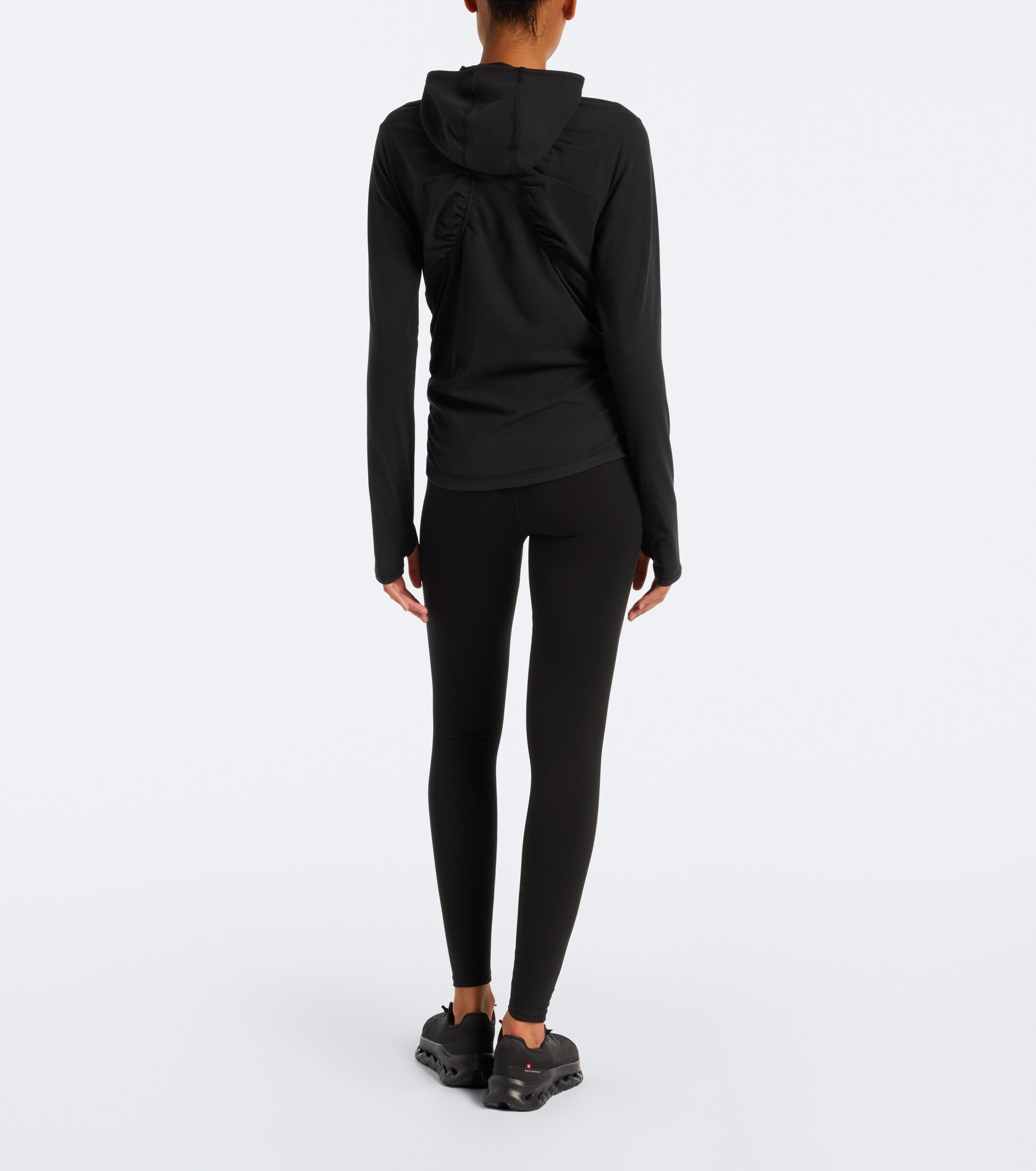 adidas by Stella McCartney Adidas by Stella McCartney Logo jersey half-zip hoodie