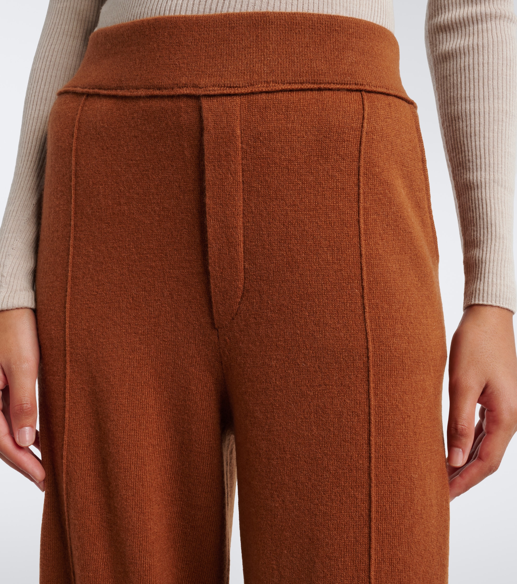 Jardin des Orangers Jardin des Orangers Wool and cashmere wide-leg pants