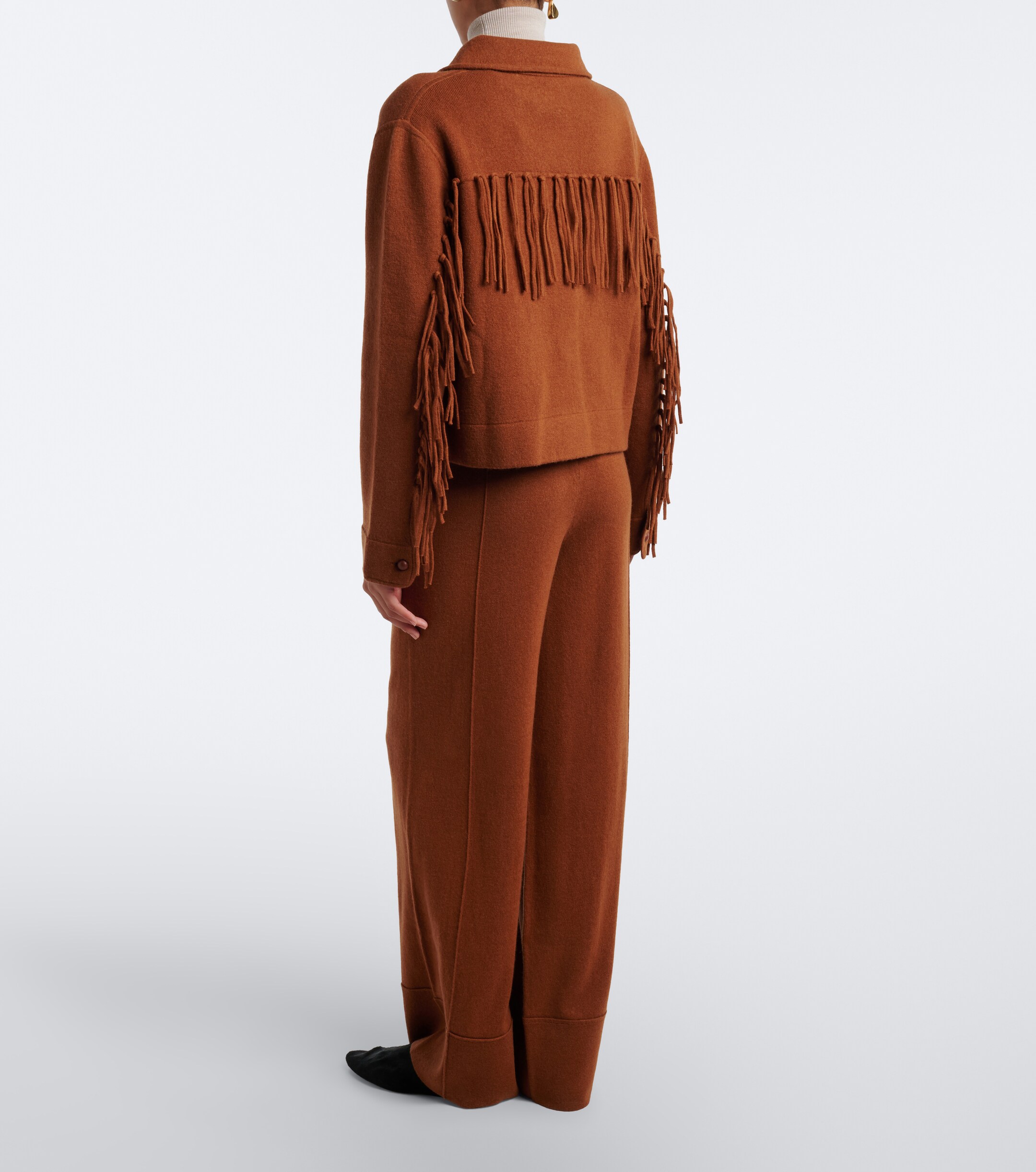Jardin des Orangers Jardin des Orangers Wool and cashmere wide-leg pants