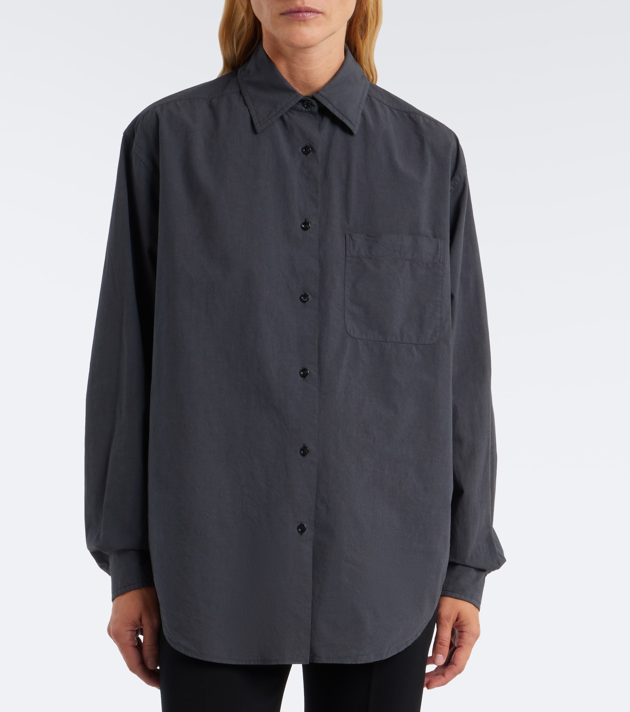 The Row The Row Ludao cotton and silk shirt
