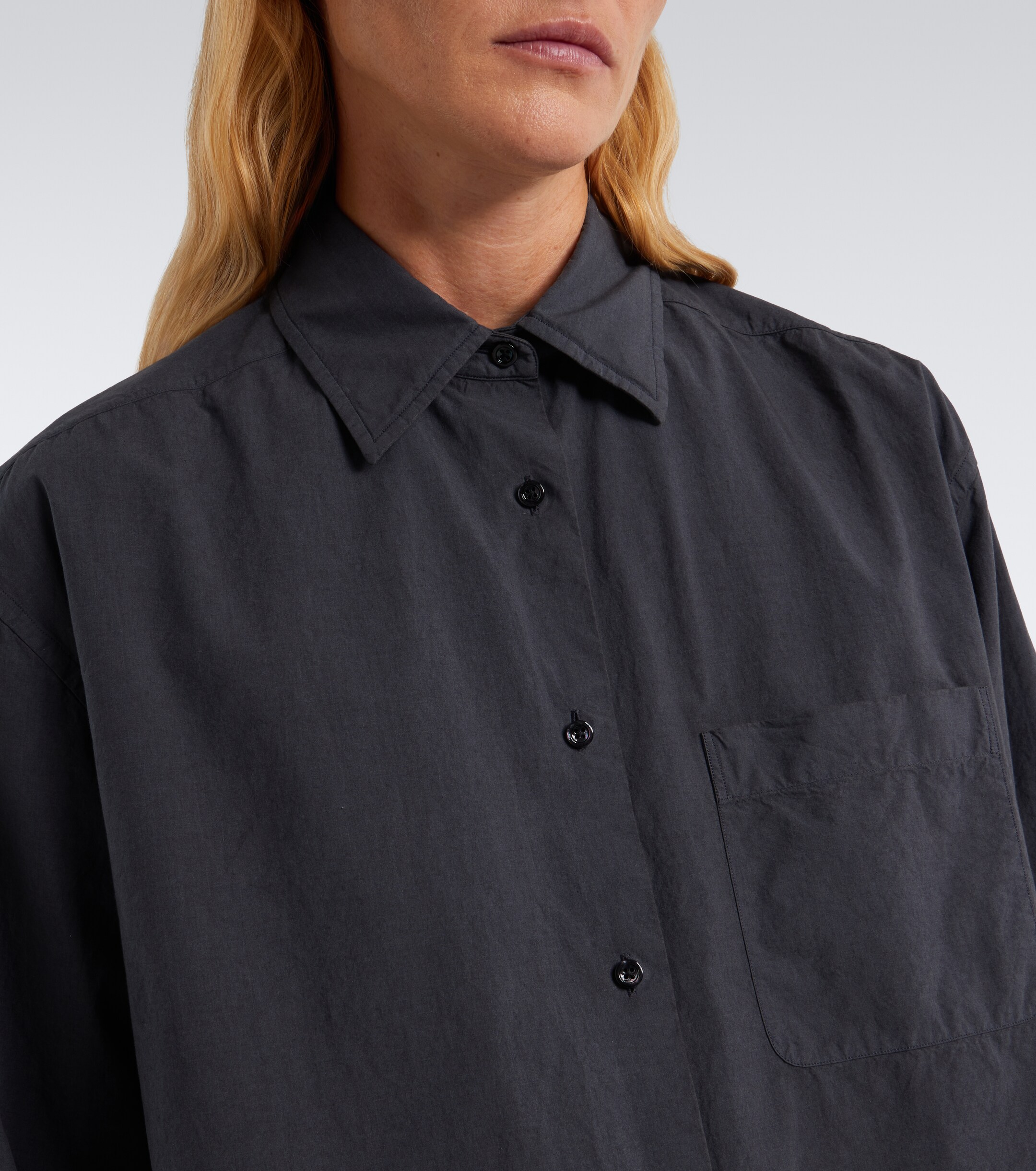 The Row The Row Ludao cotton and silk shirt
