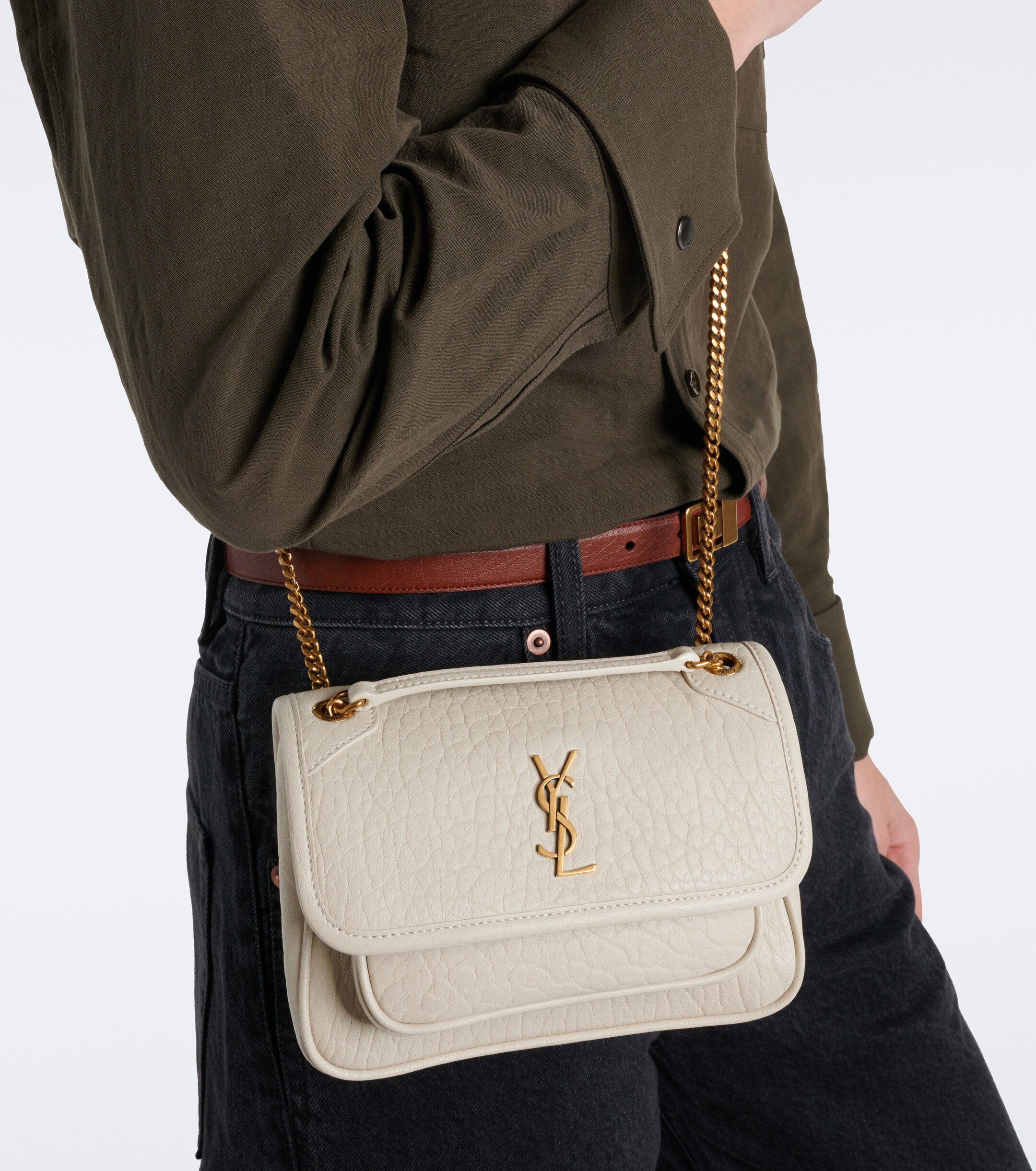 Saint Laurent Niki Mini leather shoulder bag
