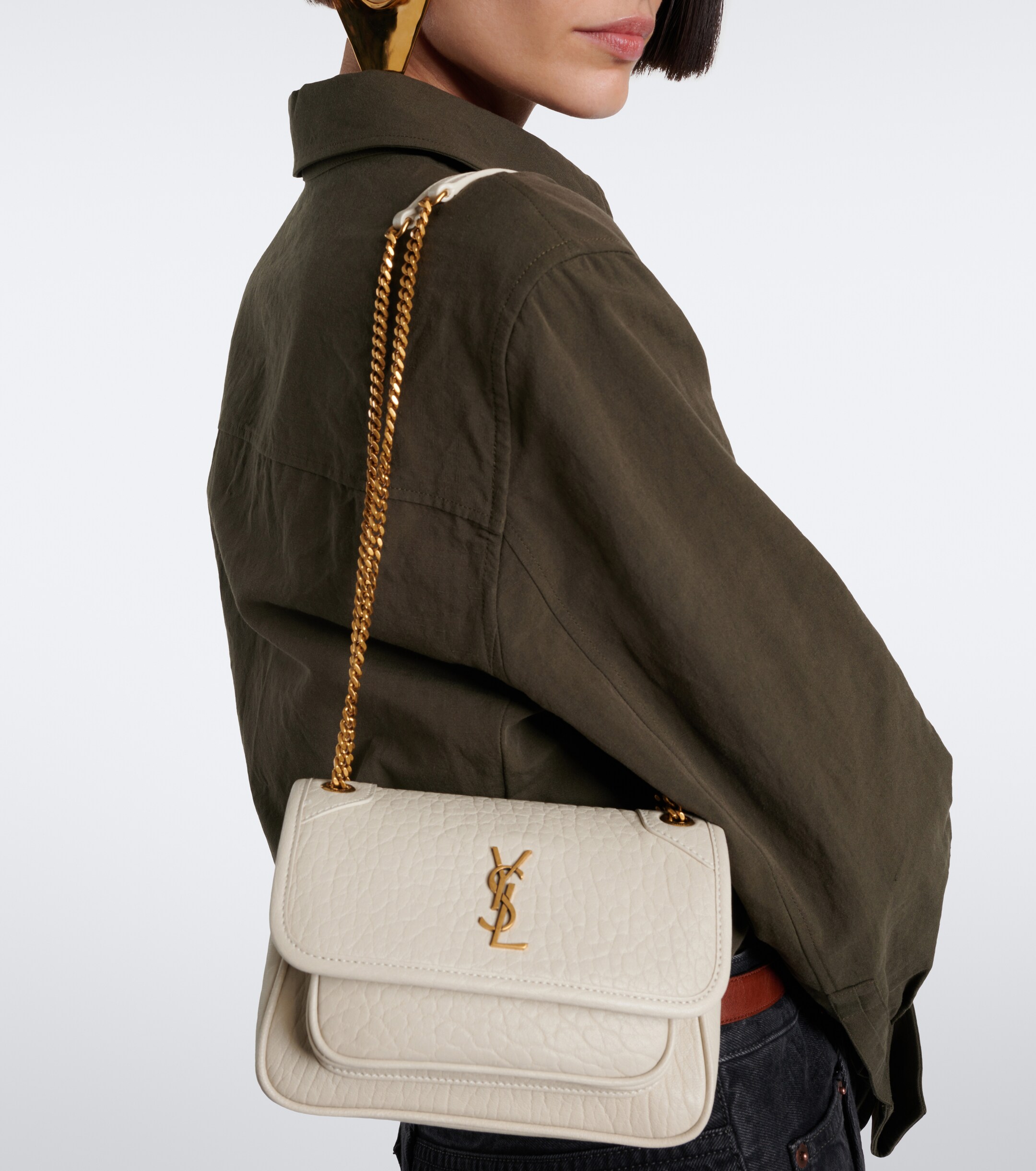 Saint Laurent Niki Mini leather shoulder bag