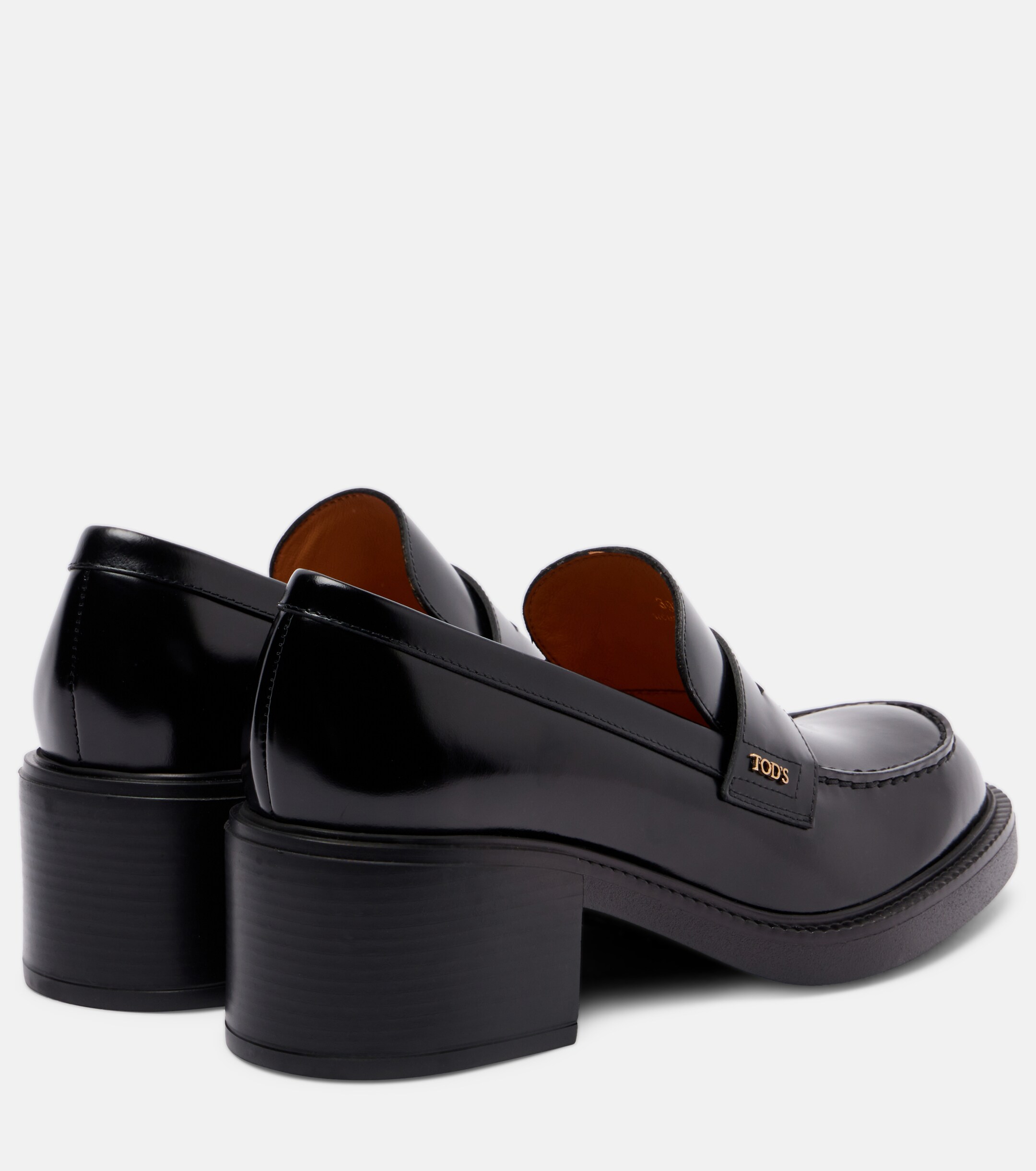 Tod's 60 leather loafer pumps