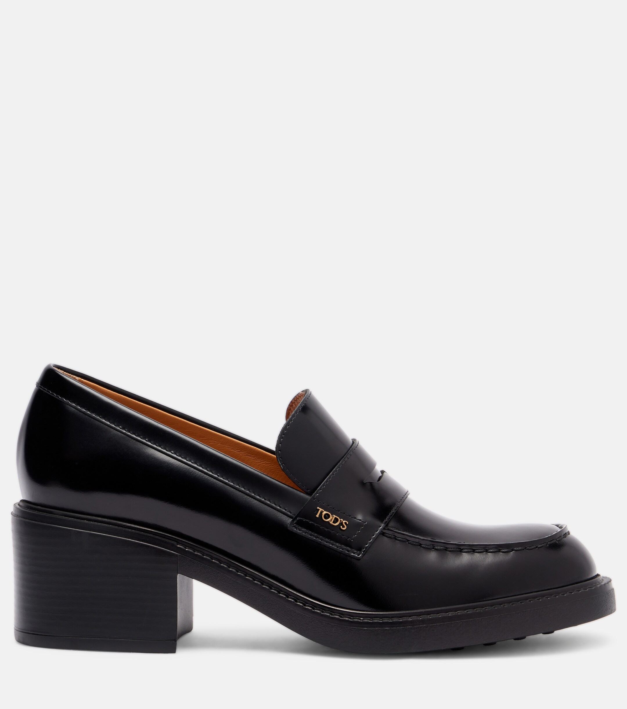 Tod's 60 leather loafer pumps