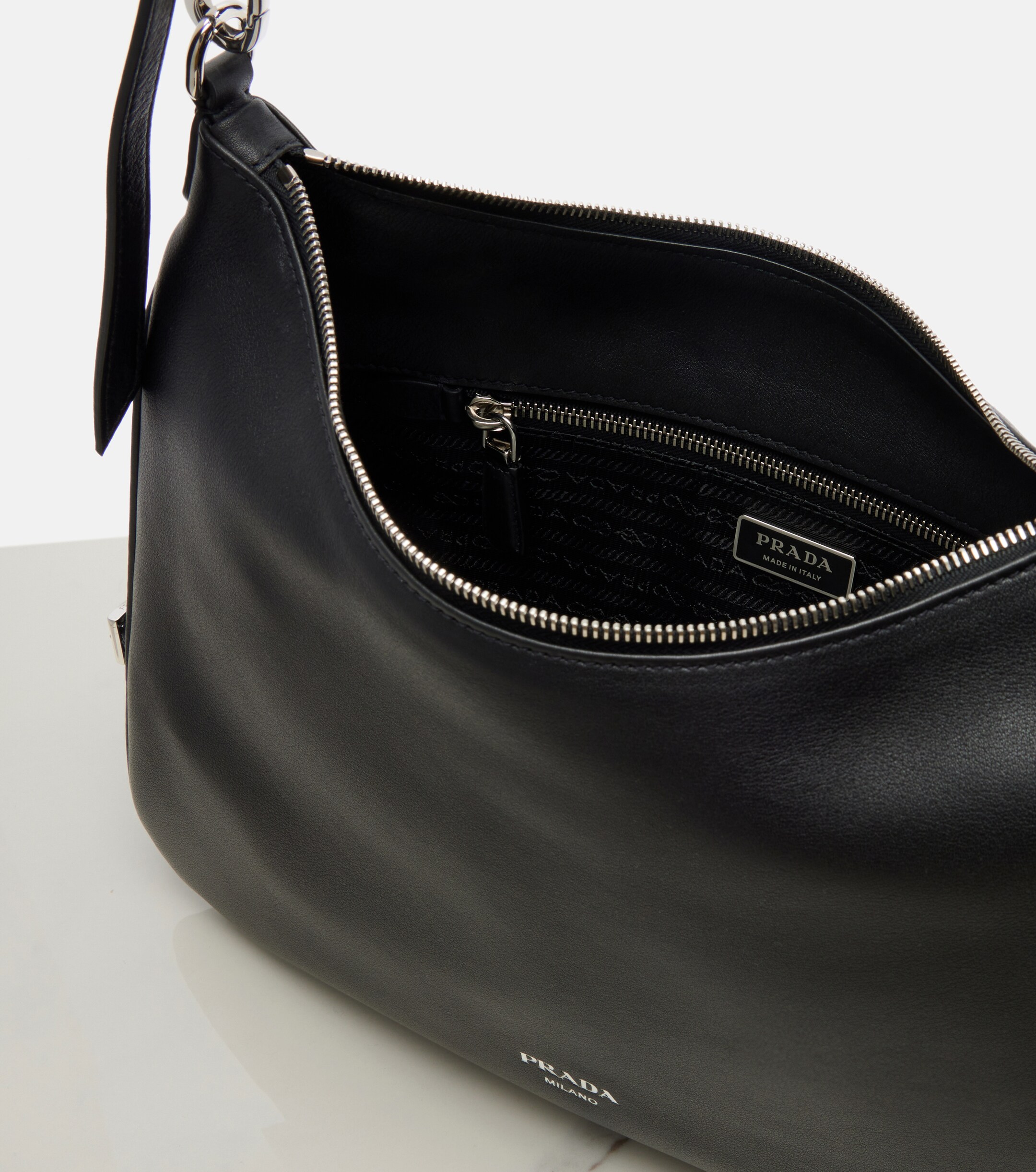 Prada Prada Fold Large leather shoulder bag