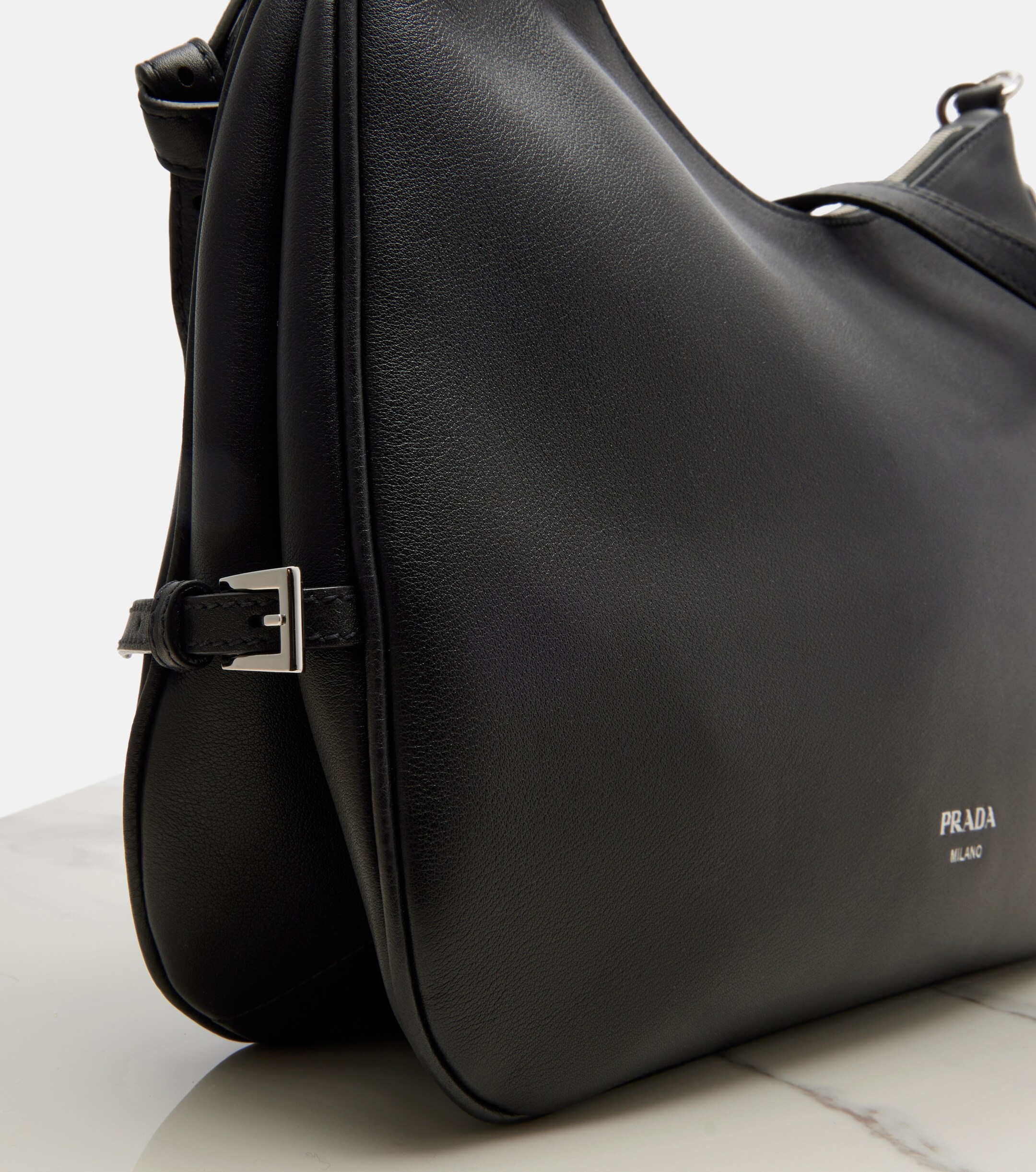 Prada Prada Fold Large leather shoulder bag