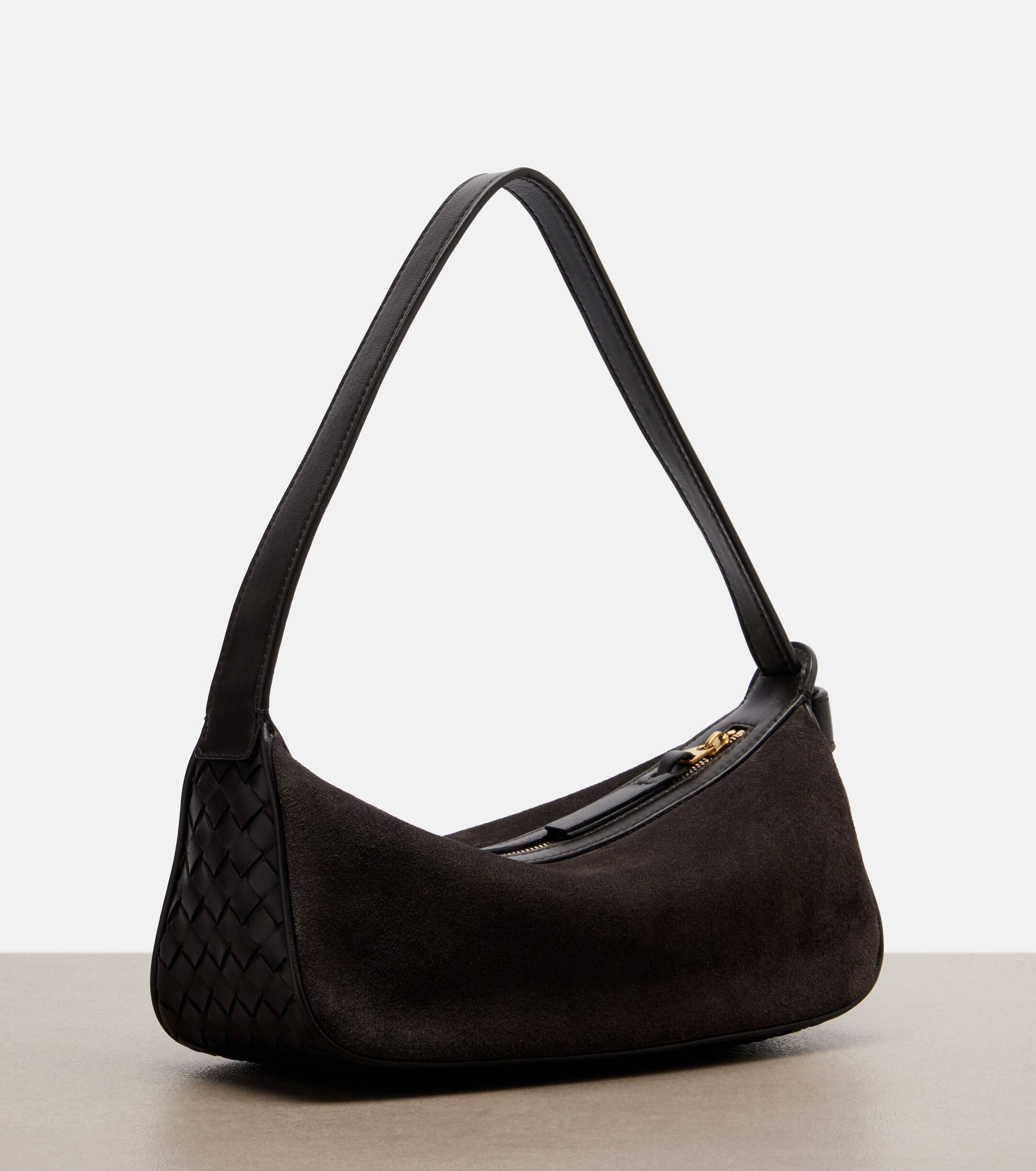 Bottega Veneta Nodo Intrecciato suede shoulder bag