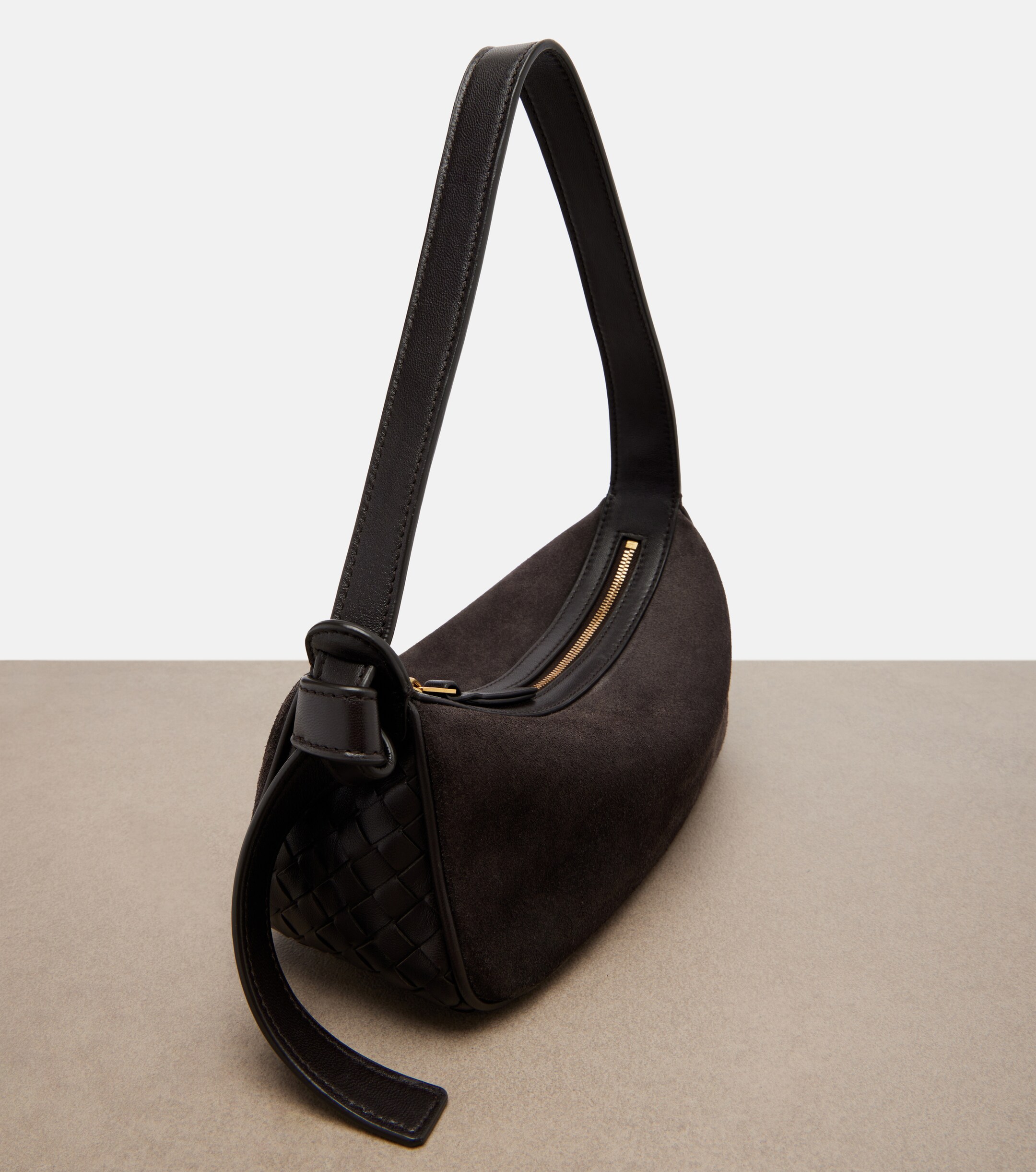 Bottega Veneta Nodo Intrecciato suede shoulder bag