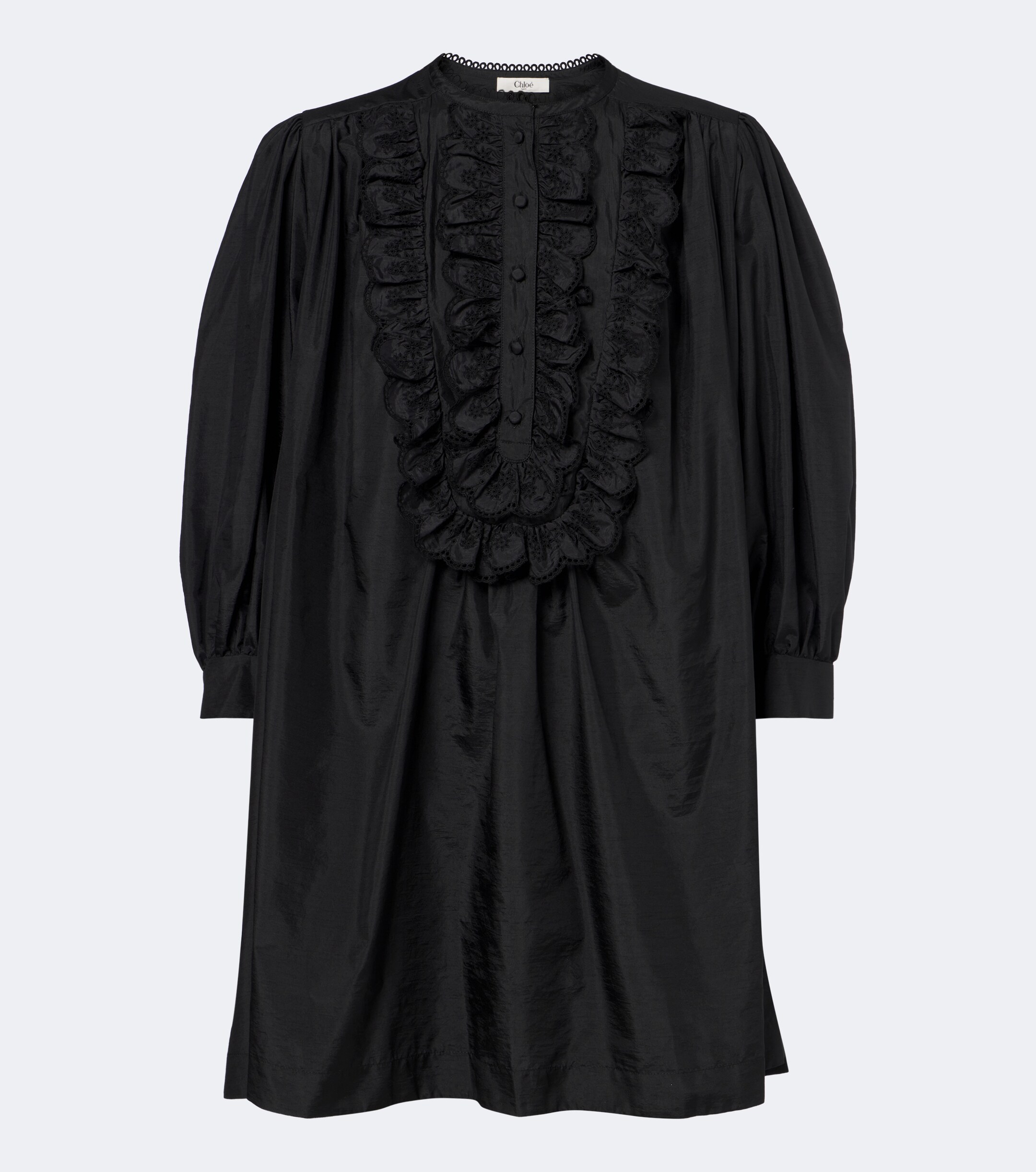Chloé Chloé Ruffled taffeta minidress