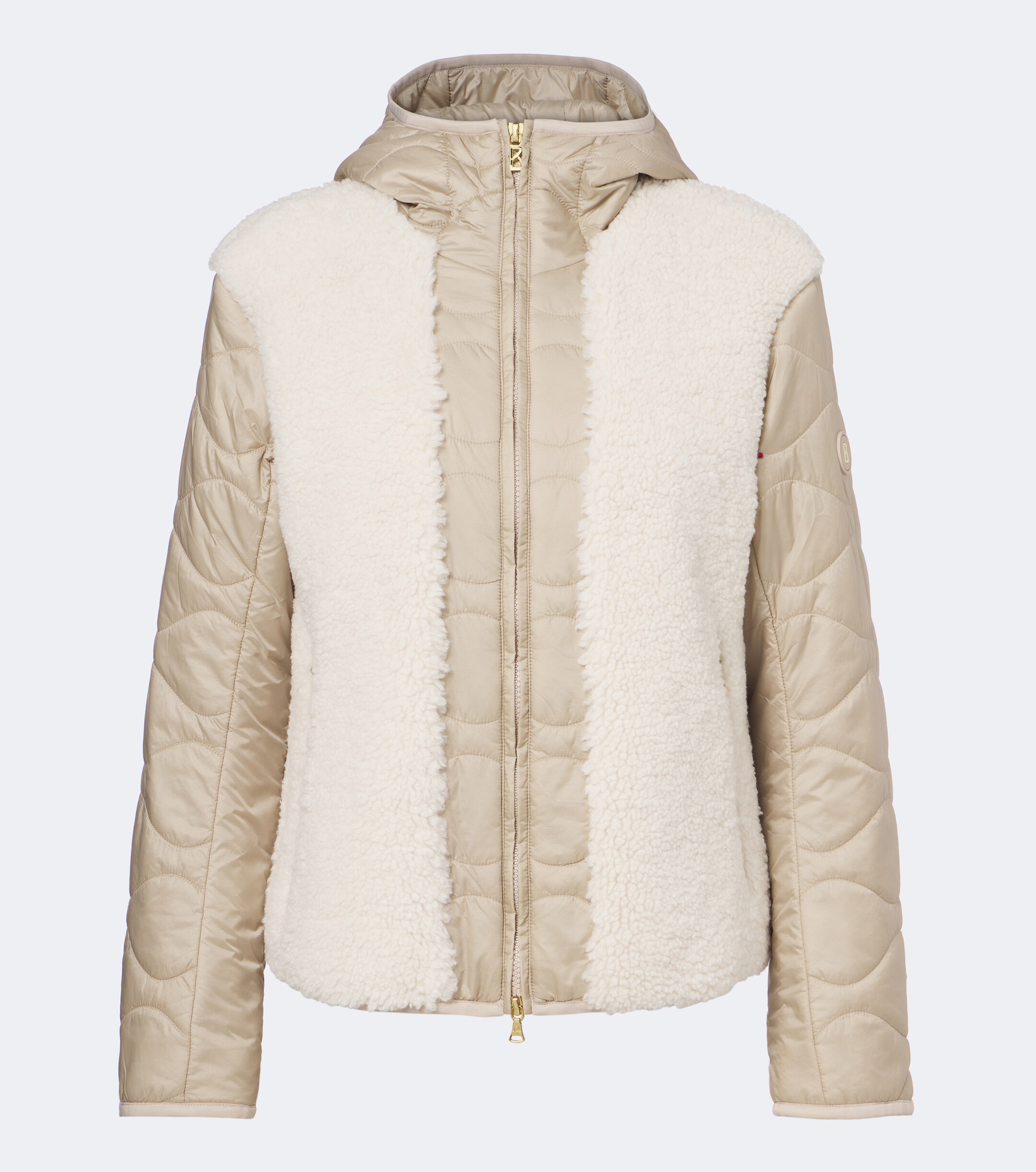 BOGNER Bogner Bibi quilted teddy-trimmed jacket