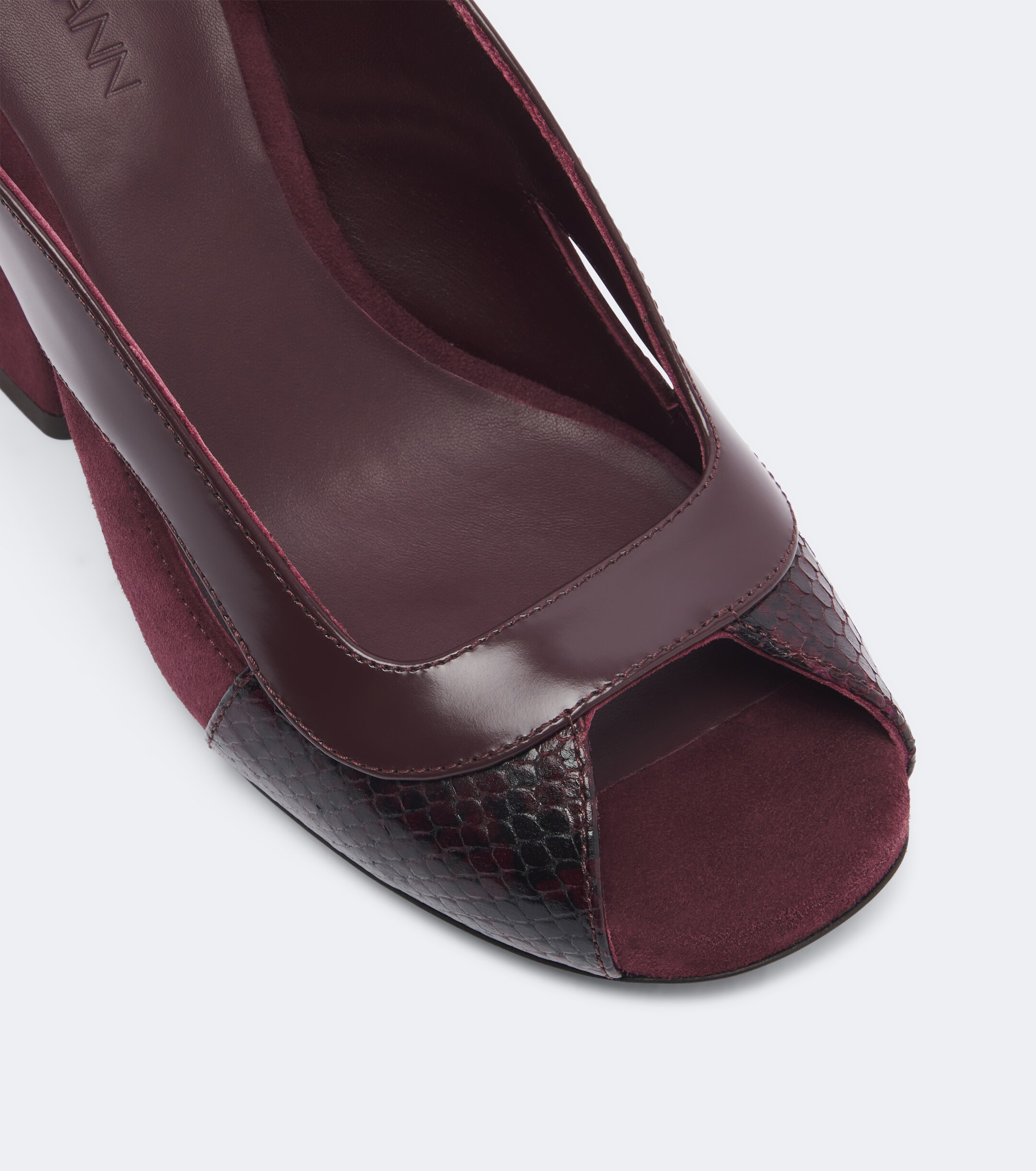Zimmermann Zimmermann Marvi suede-trimmed leather sandals