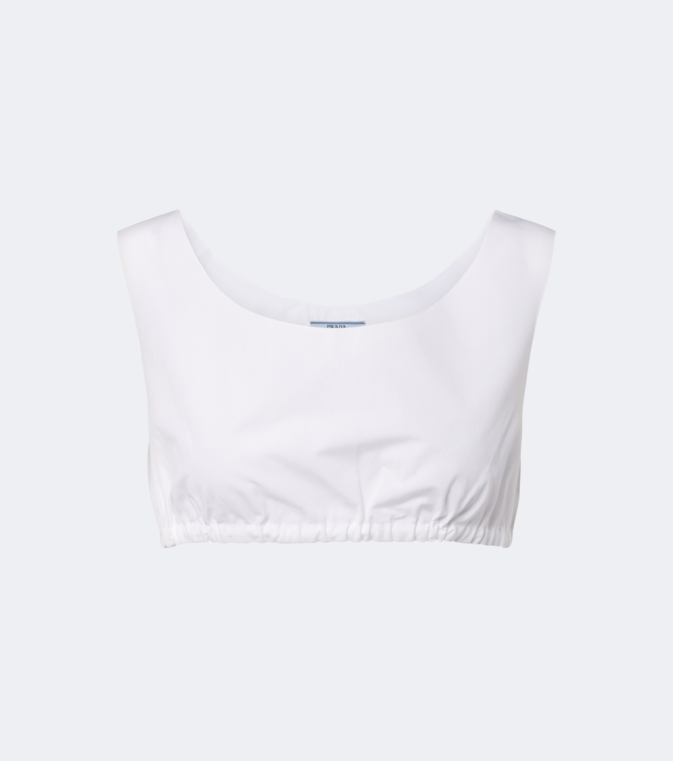 Prada Prada Cotton poplin bra top