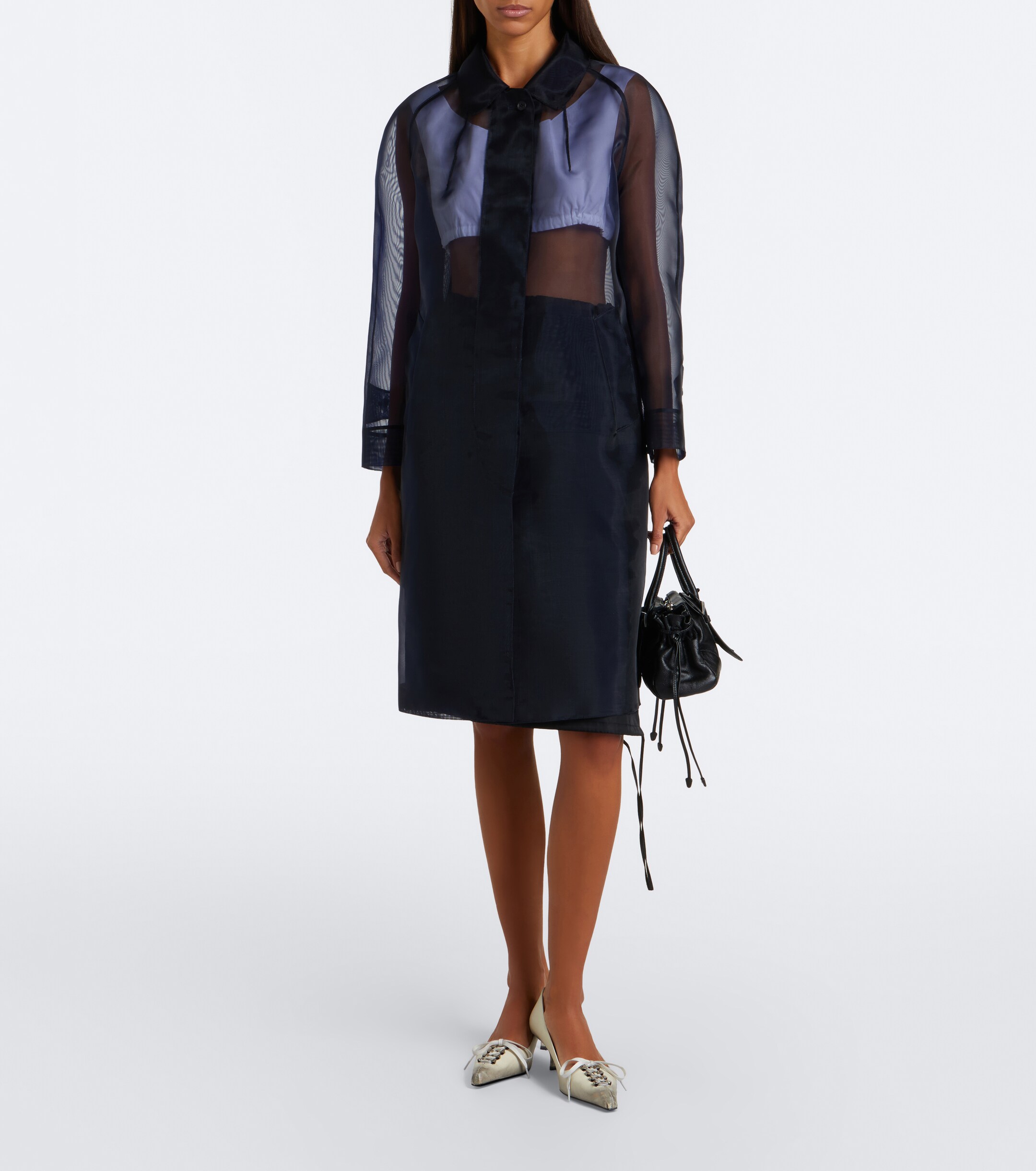 Prada Prada Cotton poplin bra top