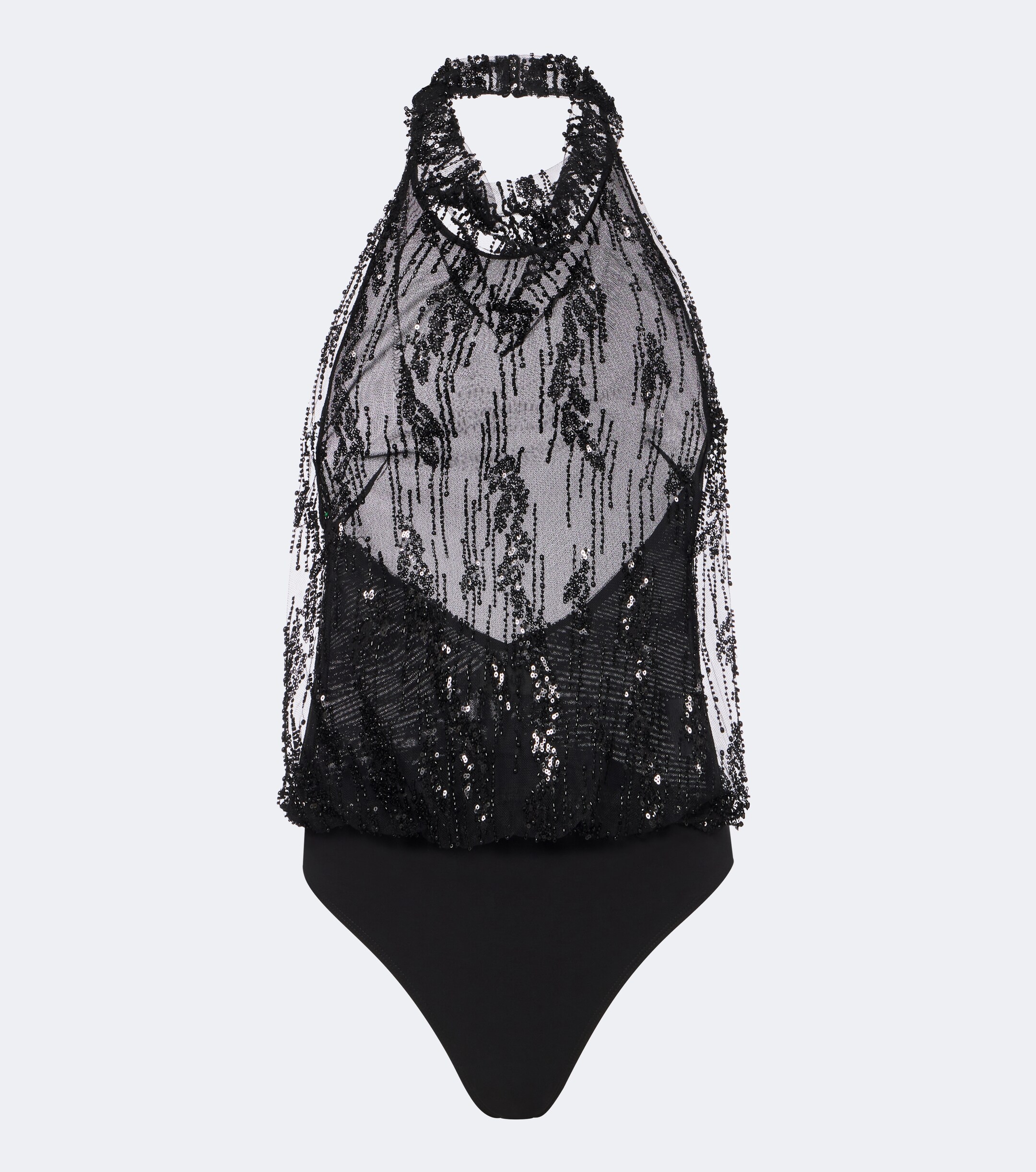 Staud Staud Monay embellished halterneck bodysuit