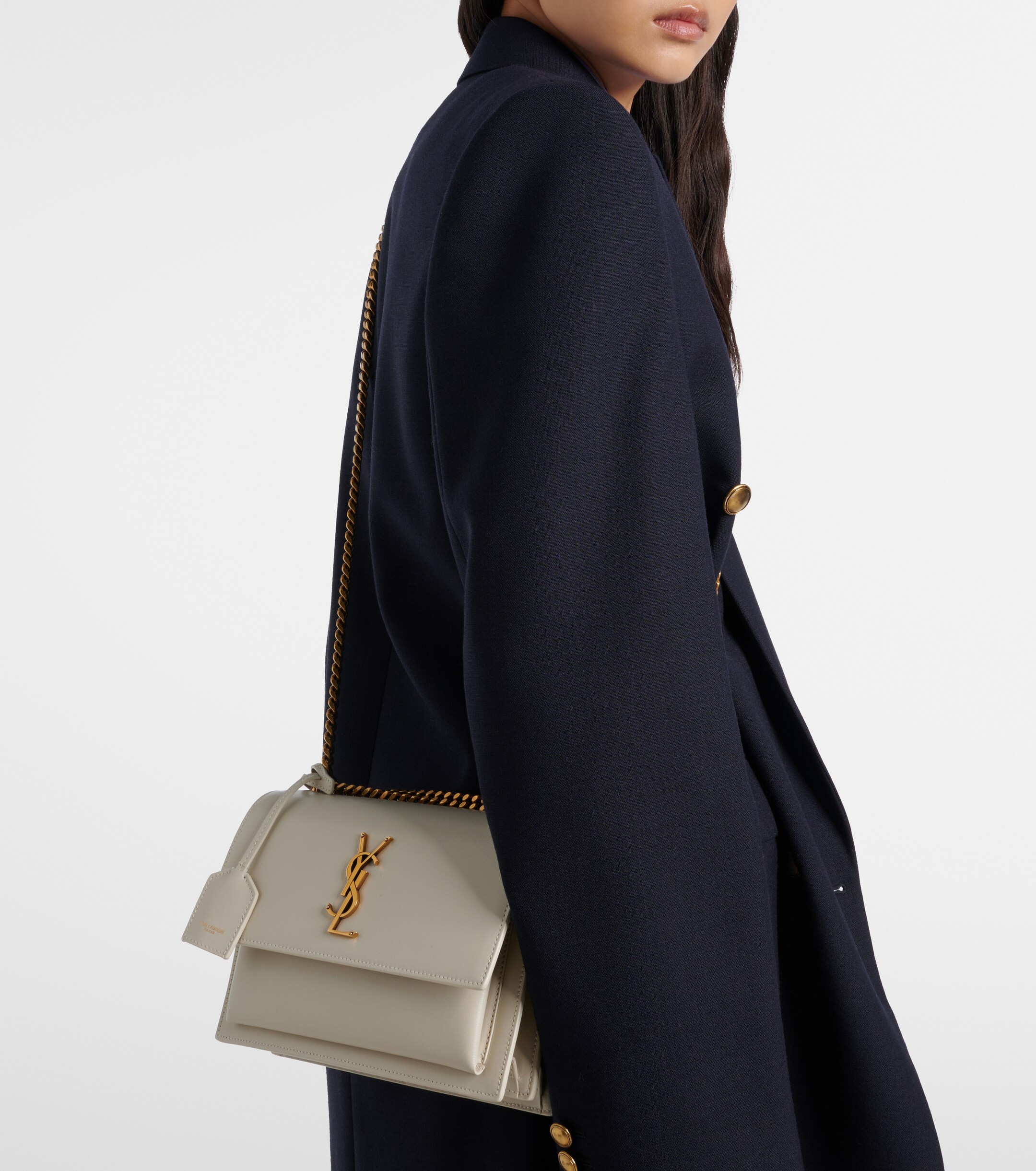 Saint Laurent Sunset Medium leather shoulder bag