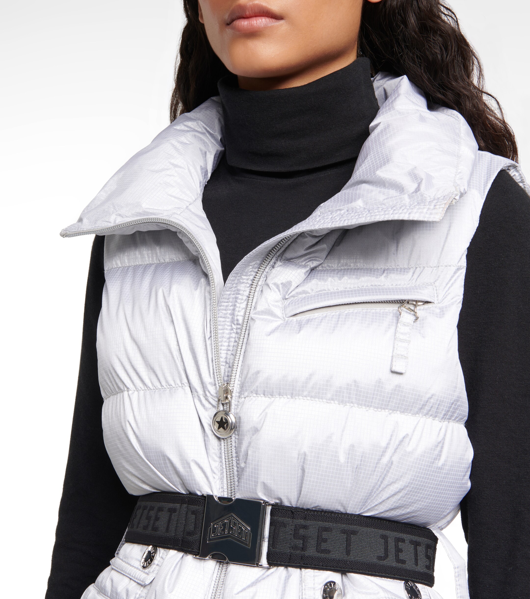 JETSET Jet Set Clara Glam belted puffer vest