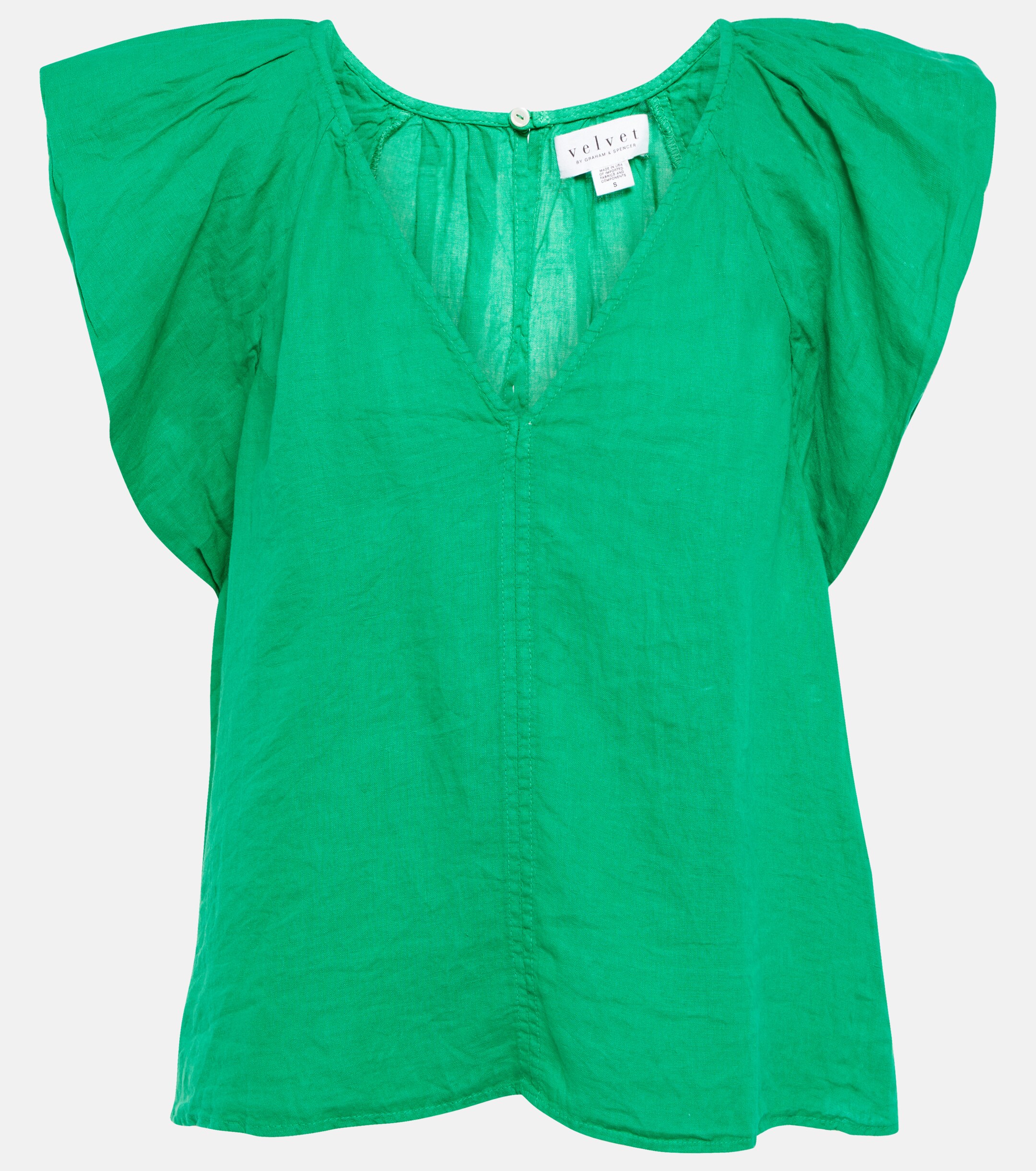 Velvet Ava linen top thumbnail