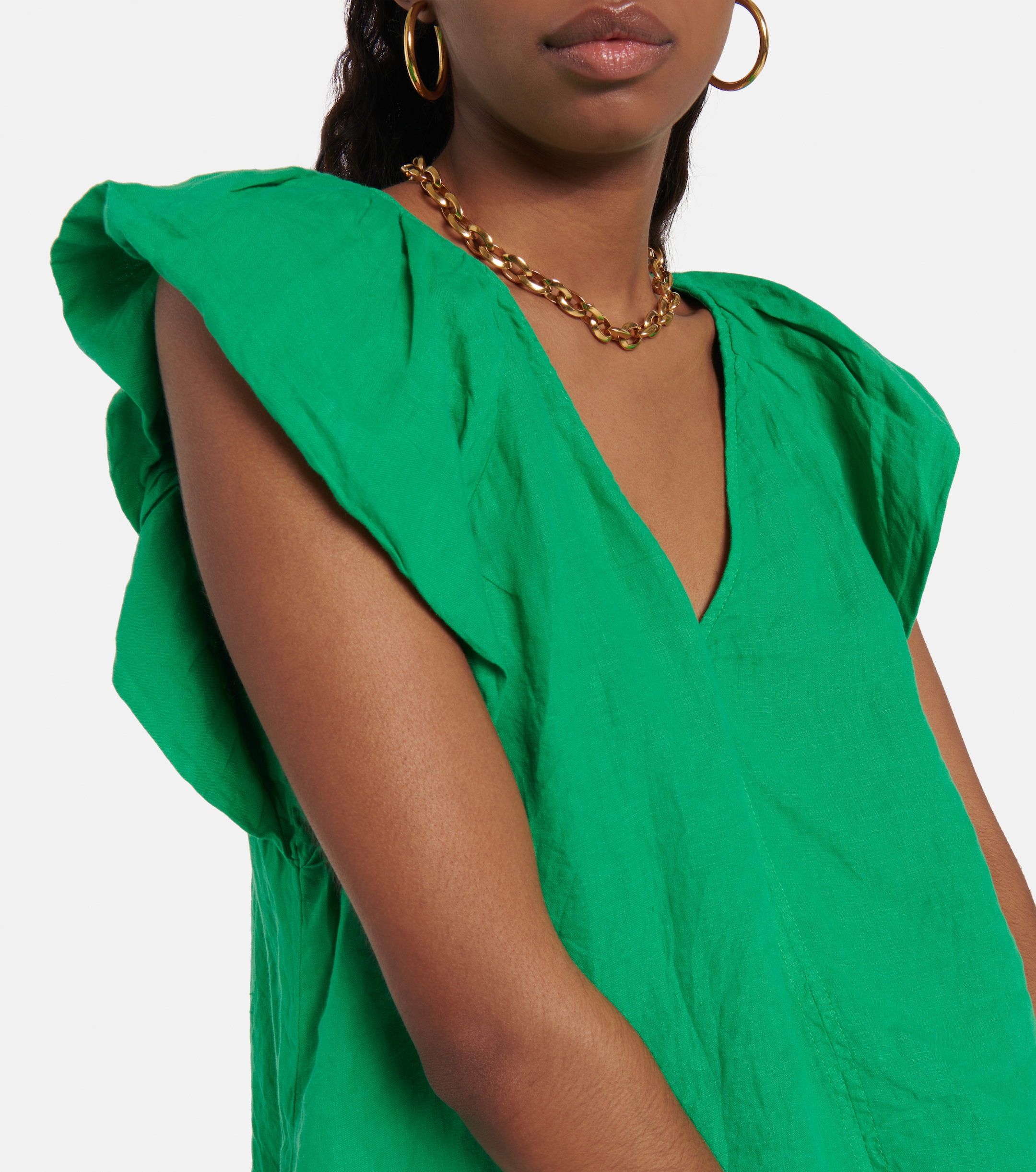 Velvet Ava linen top thumbnail