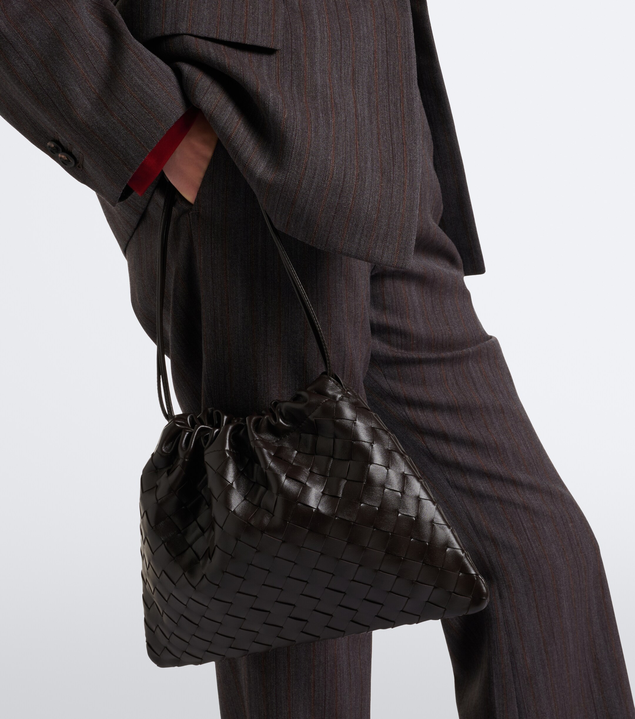 Bottega Veneta Dustbag Medium leather clutch