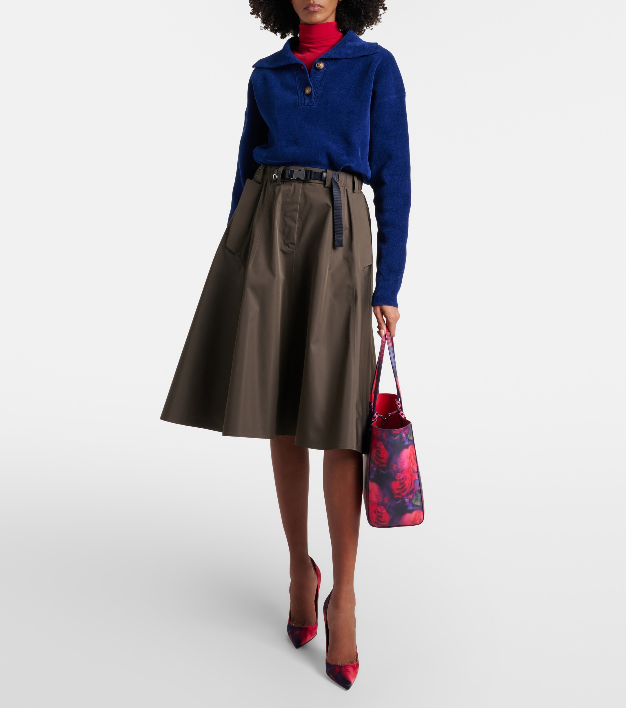 CHRISTIAN LOUBOUTIN Cabata Small leather tote bag