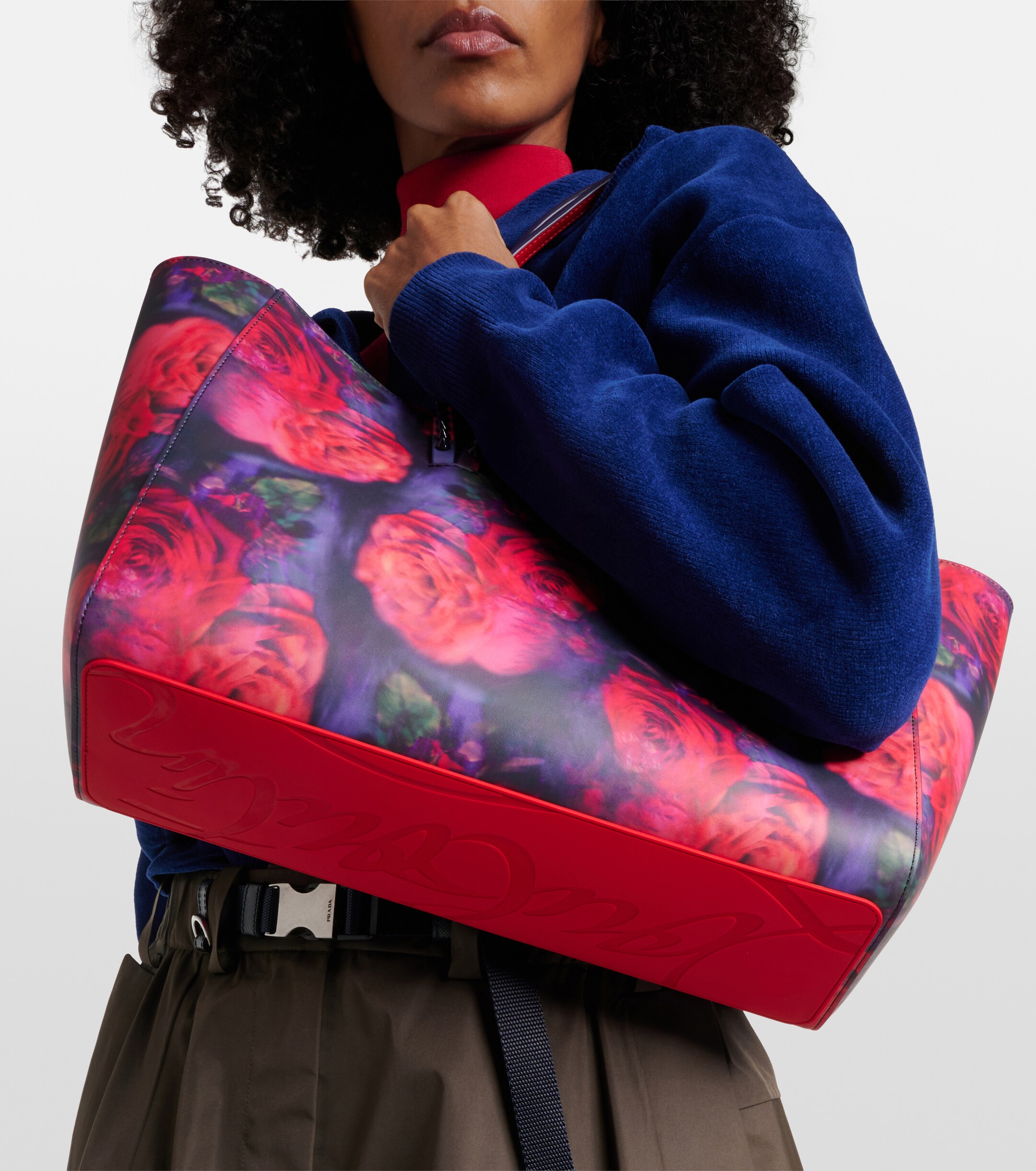 CHRISTIAN LOUBOUTIN Cabata Small leather tote bag