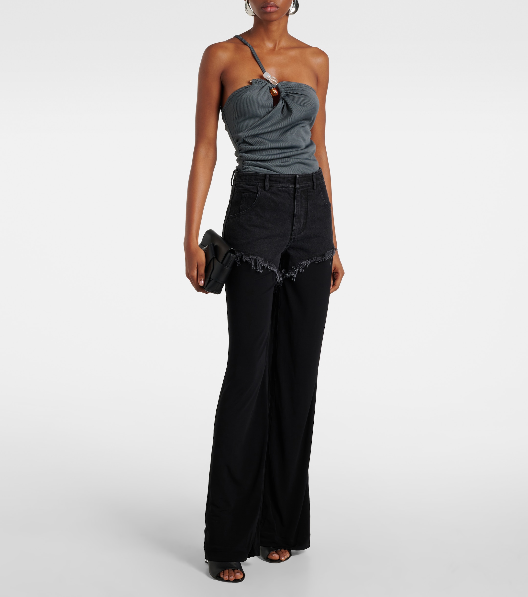 Christopher Esber Concave Stone asymmetric top