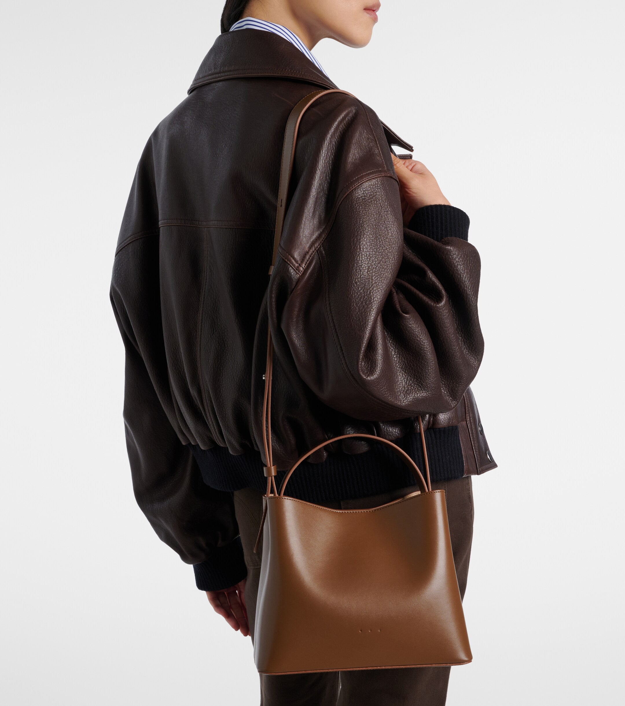 AESTHER EKME Original Sac Mini leather tote bag thumbnail