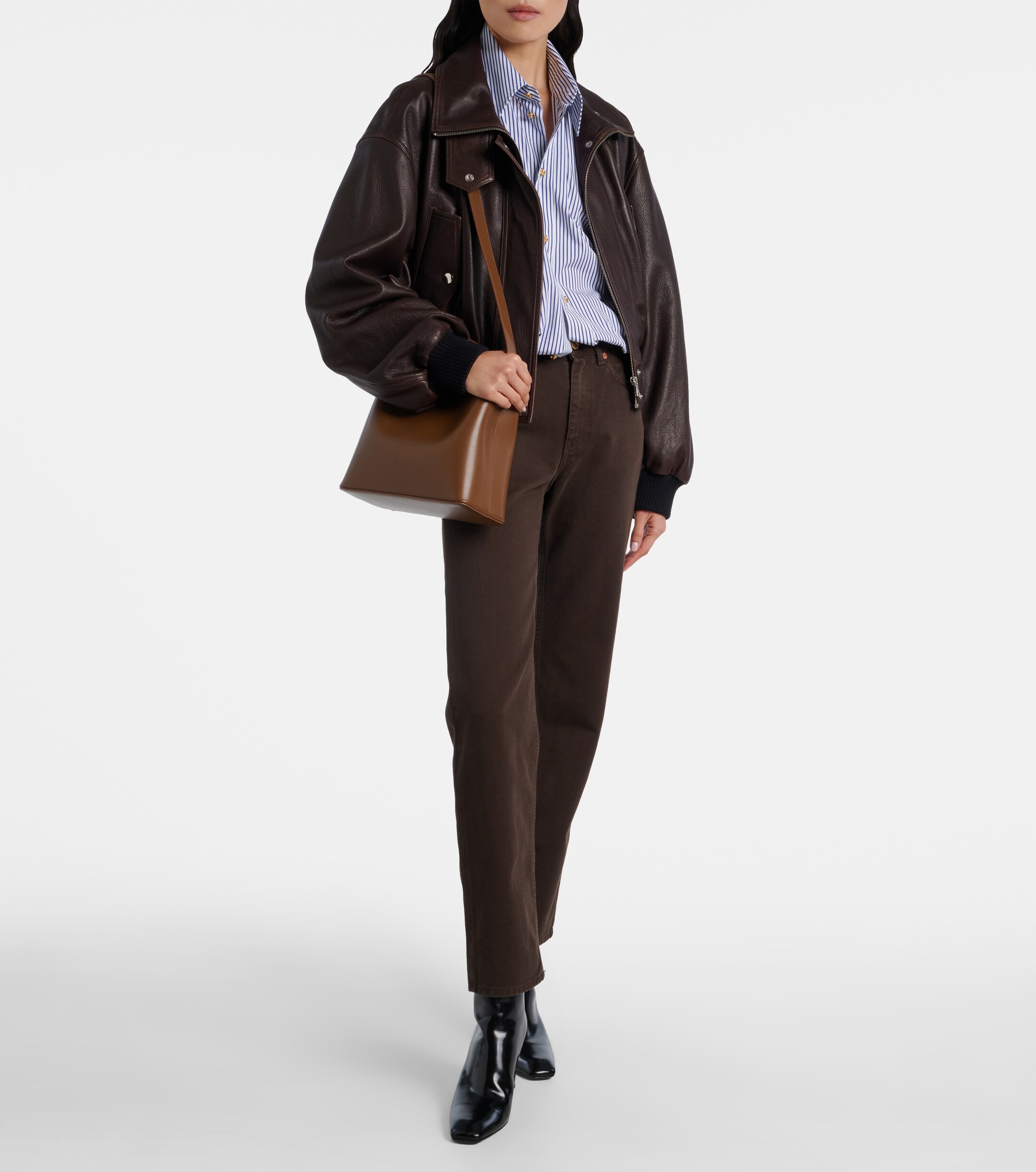 AESTHER EKME Original Sac Mini leather tote bag thumbnail