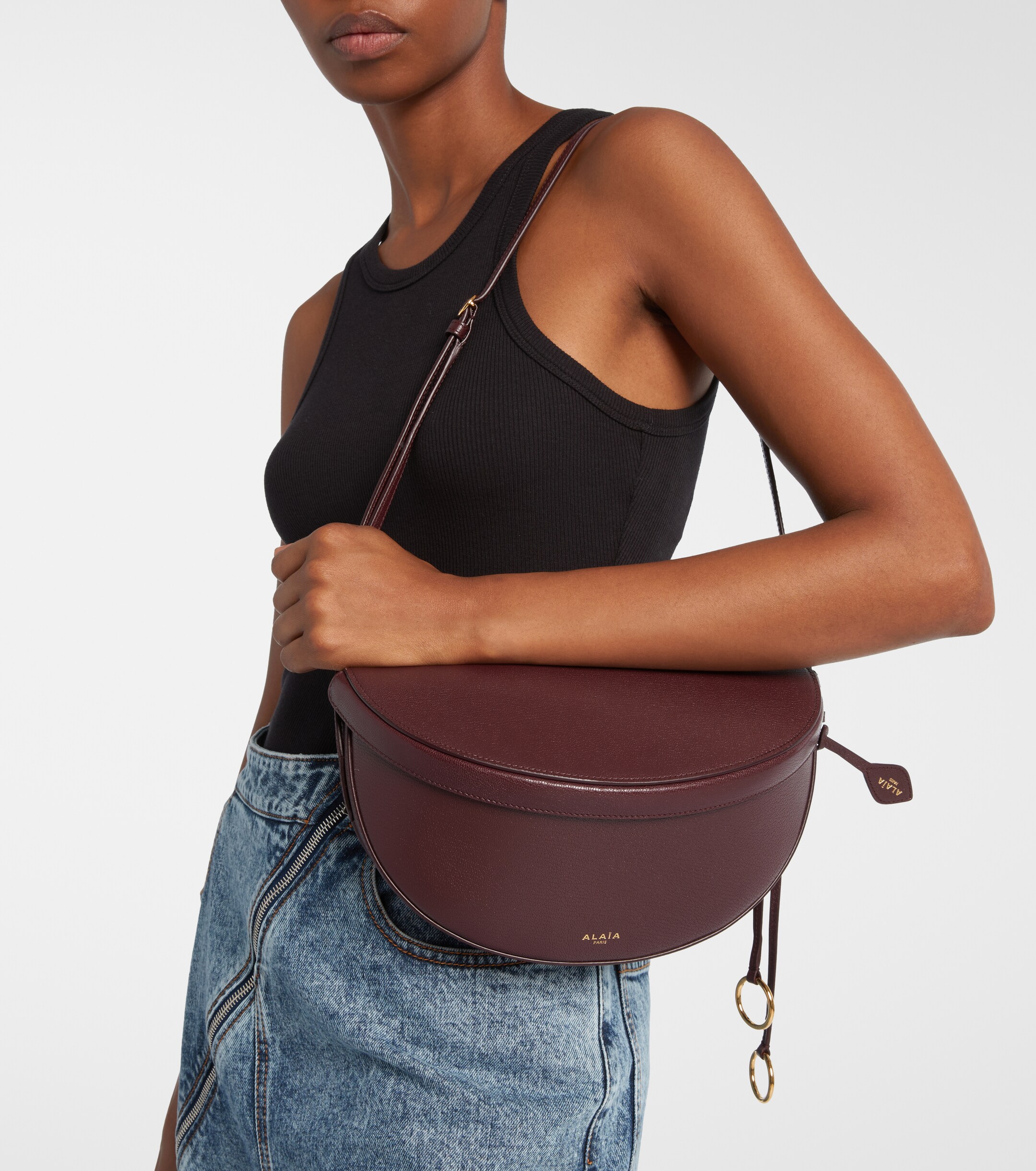 Alaïa Hip Small leather shoulder bag