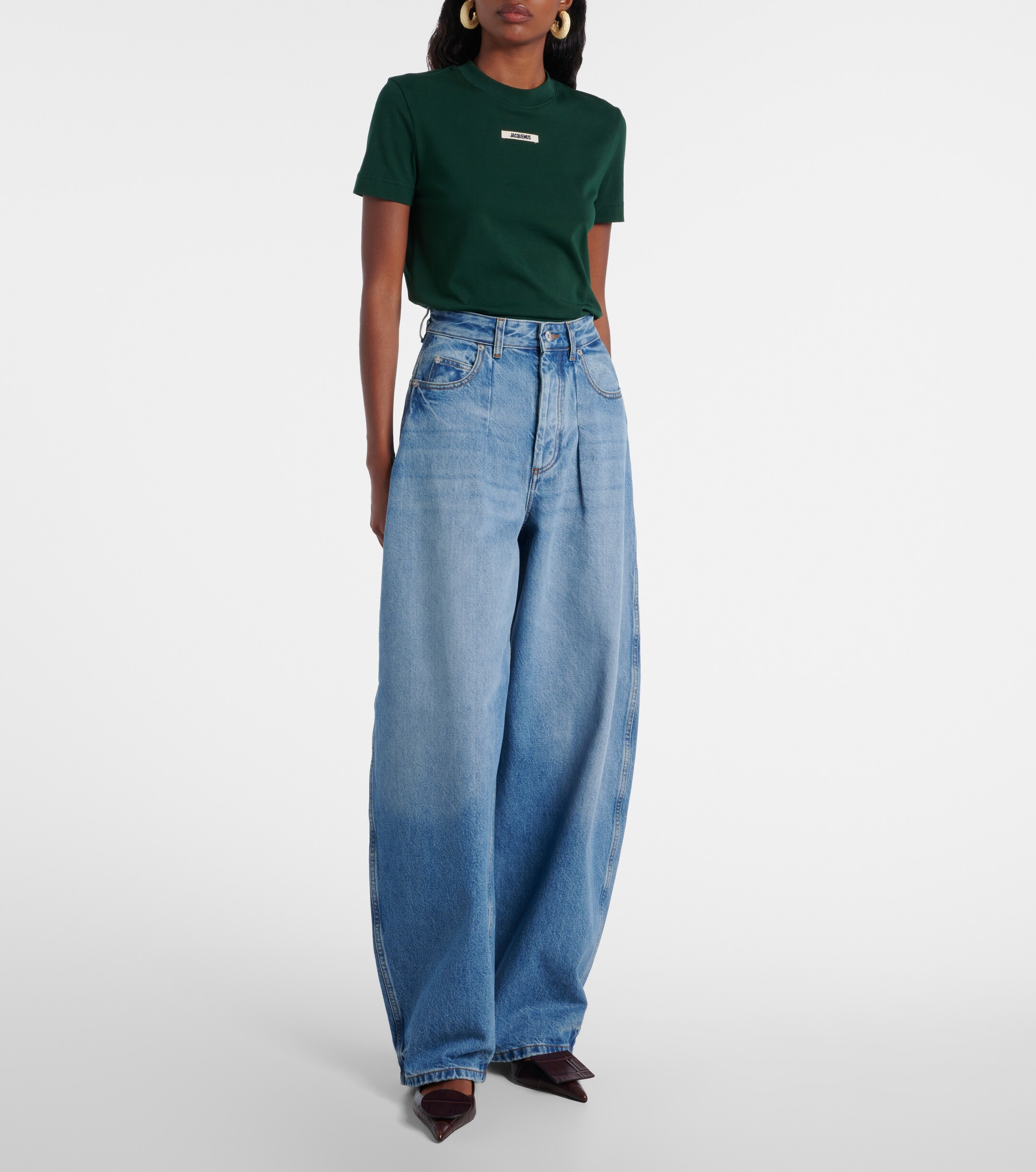 Jacquemus - Ovalo De-Nîmes barrel-leg jeans | Plush