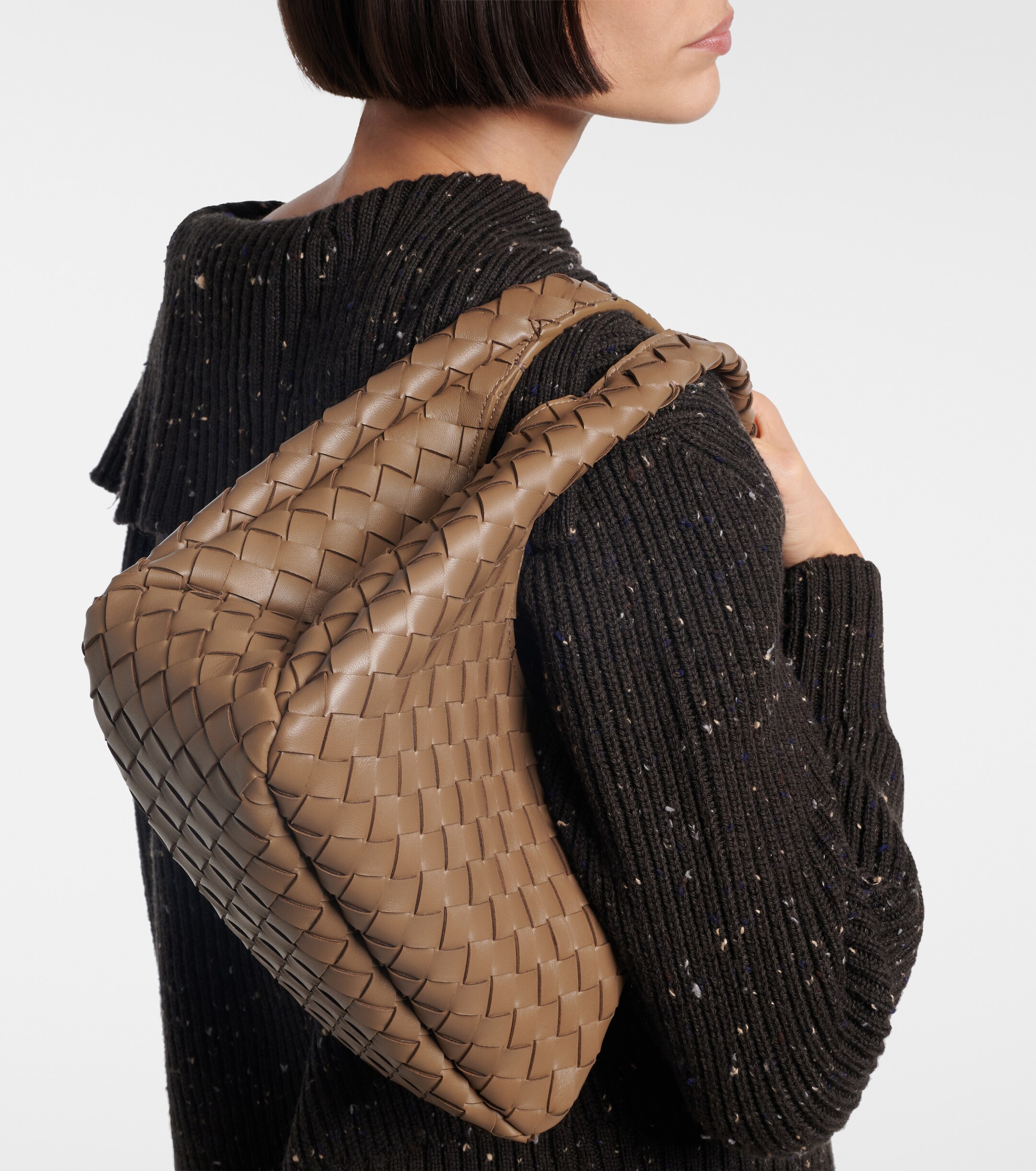 Bottega Veneta Campana Small leather shoulder bag