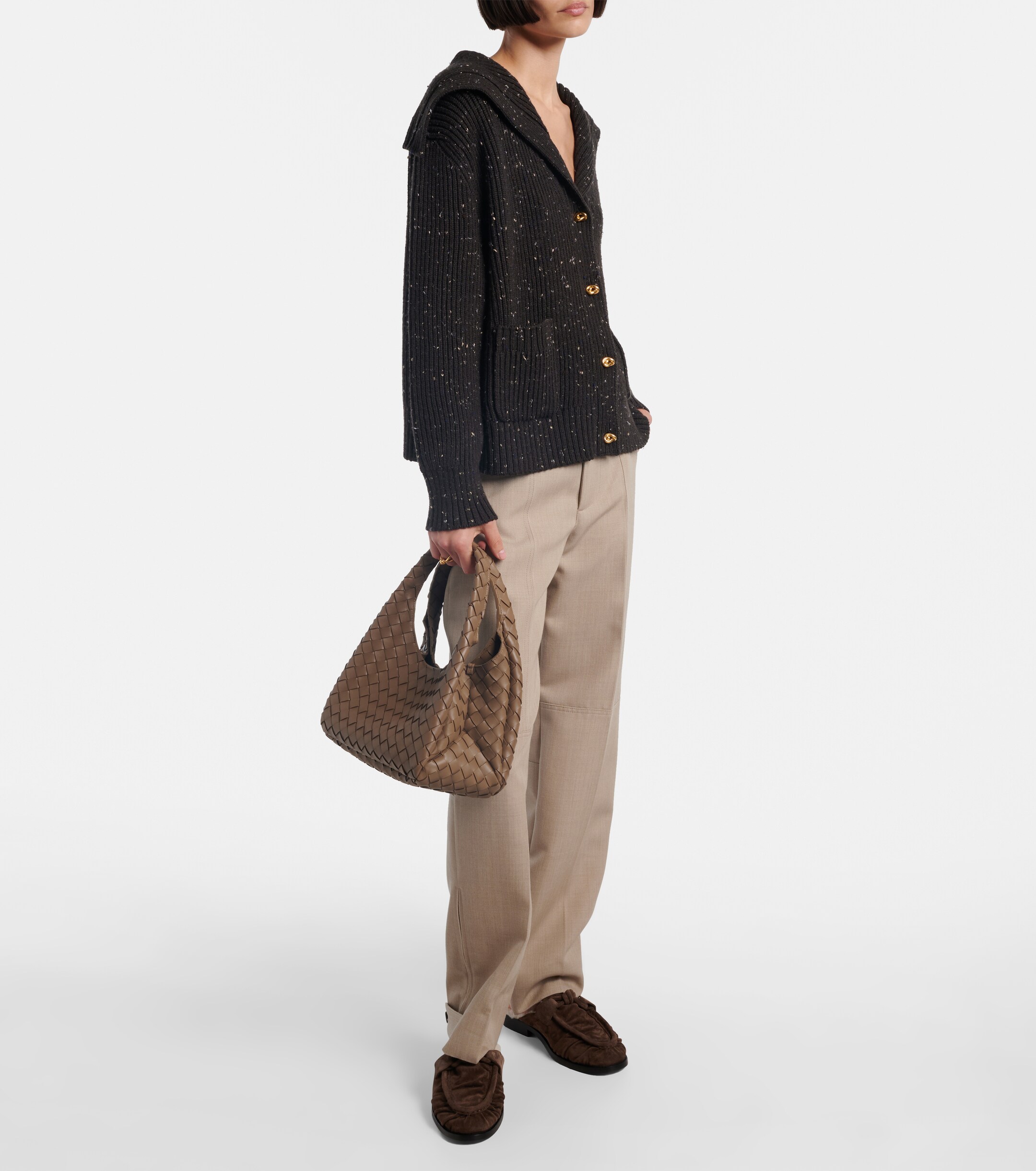 Bottega Veneta Campana Small leather shoulder bag