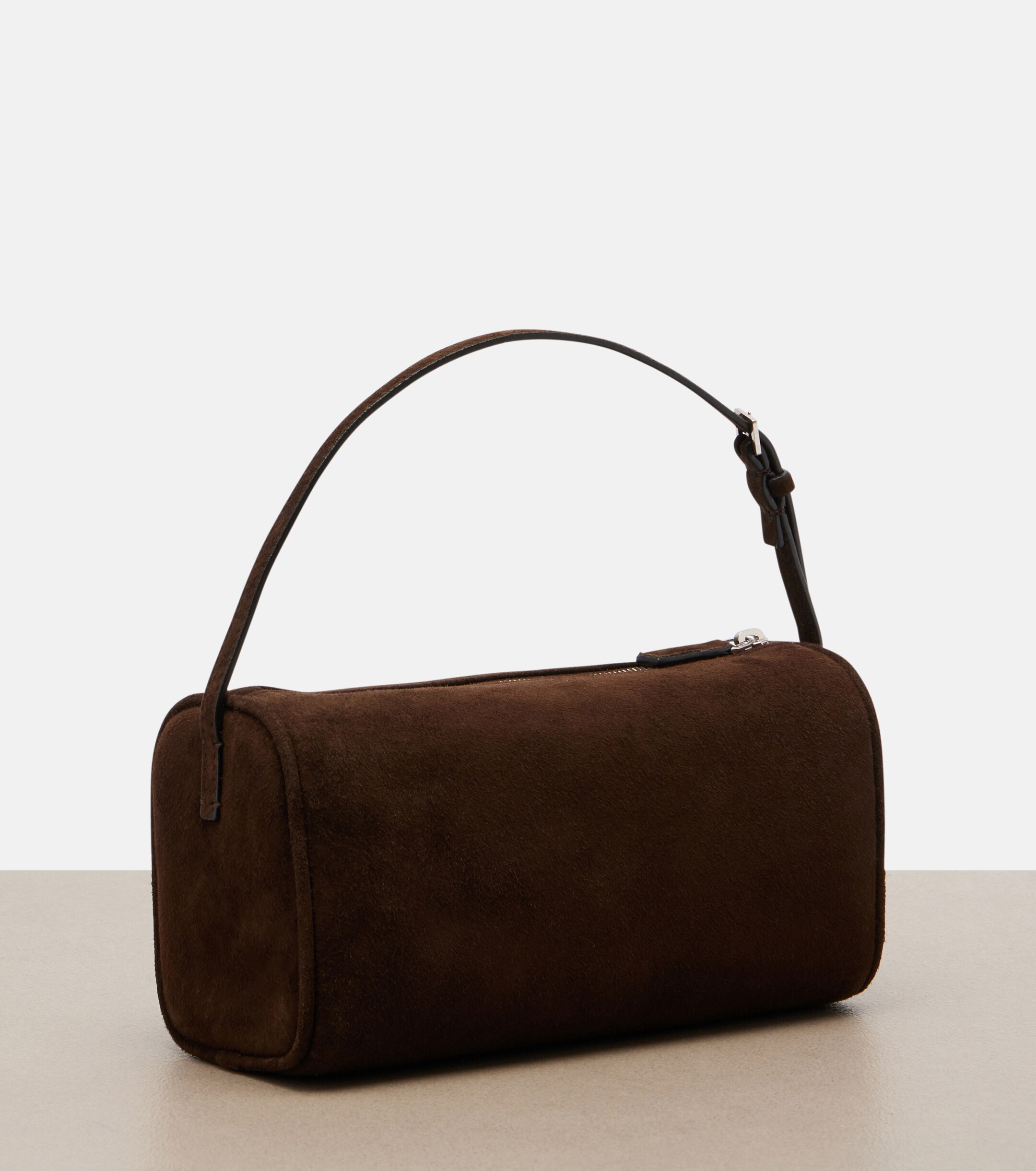 The Row '90s suede top-handle bag