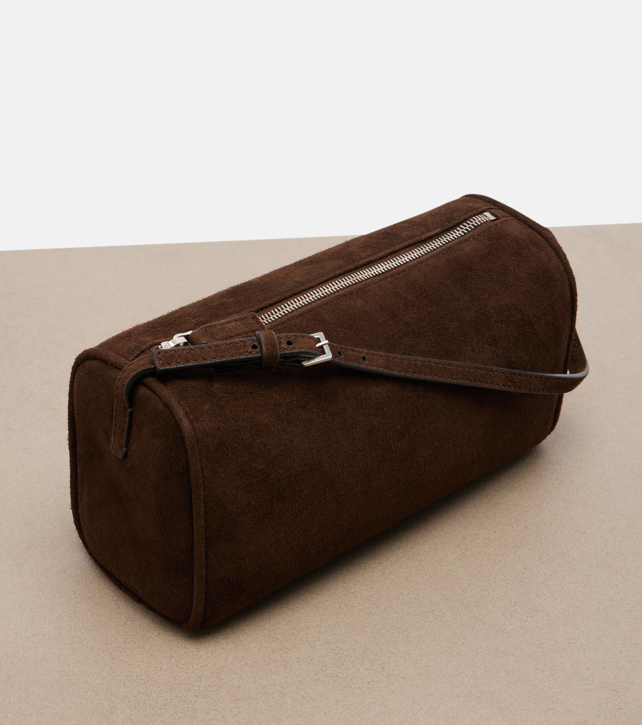 The Row '90s suede top-handle bag