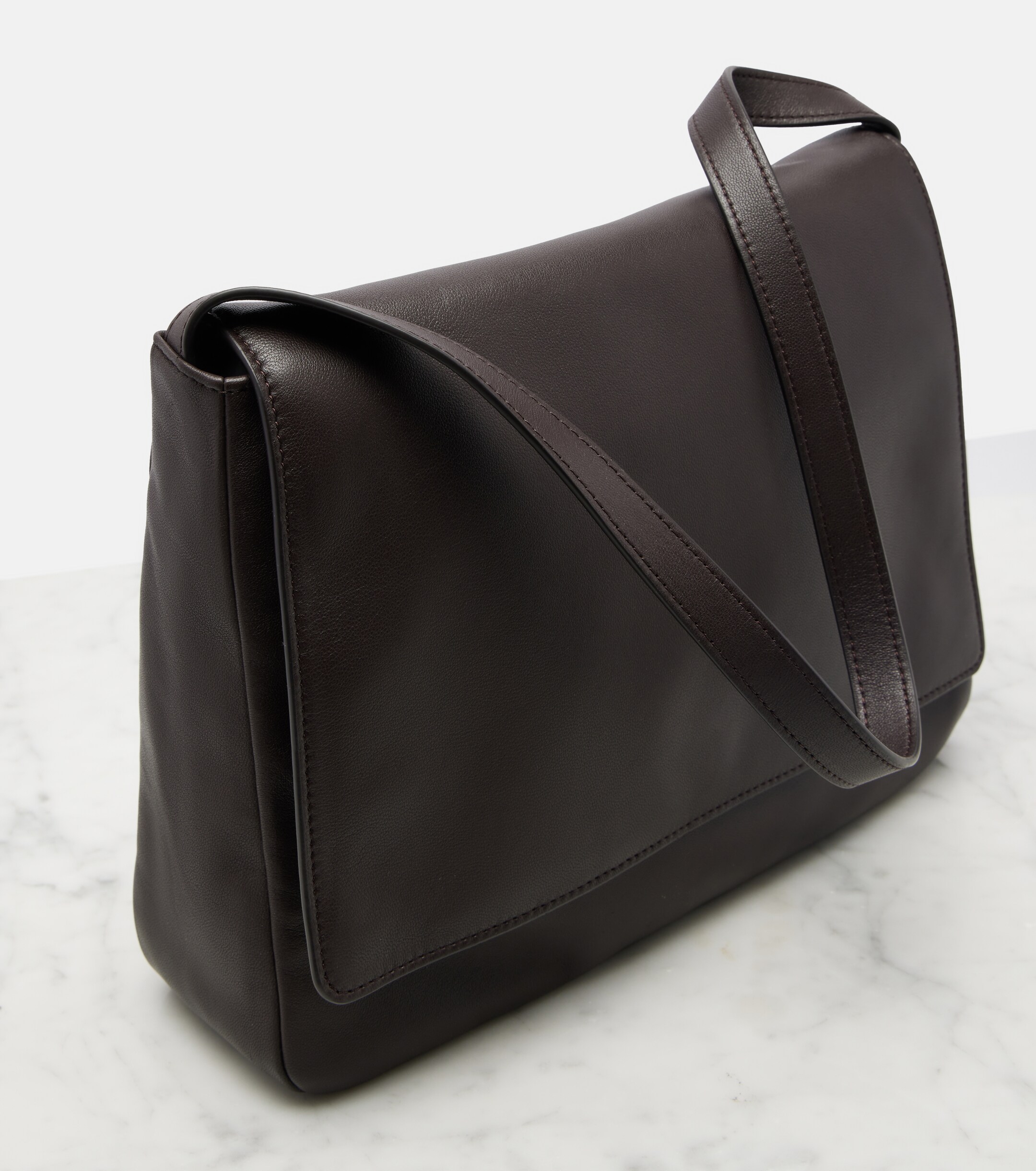 The Row Nuance Two leather shoulder bag