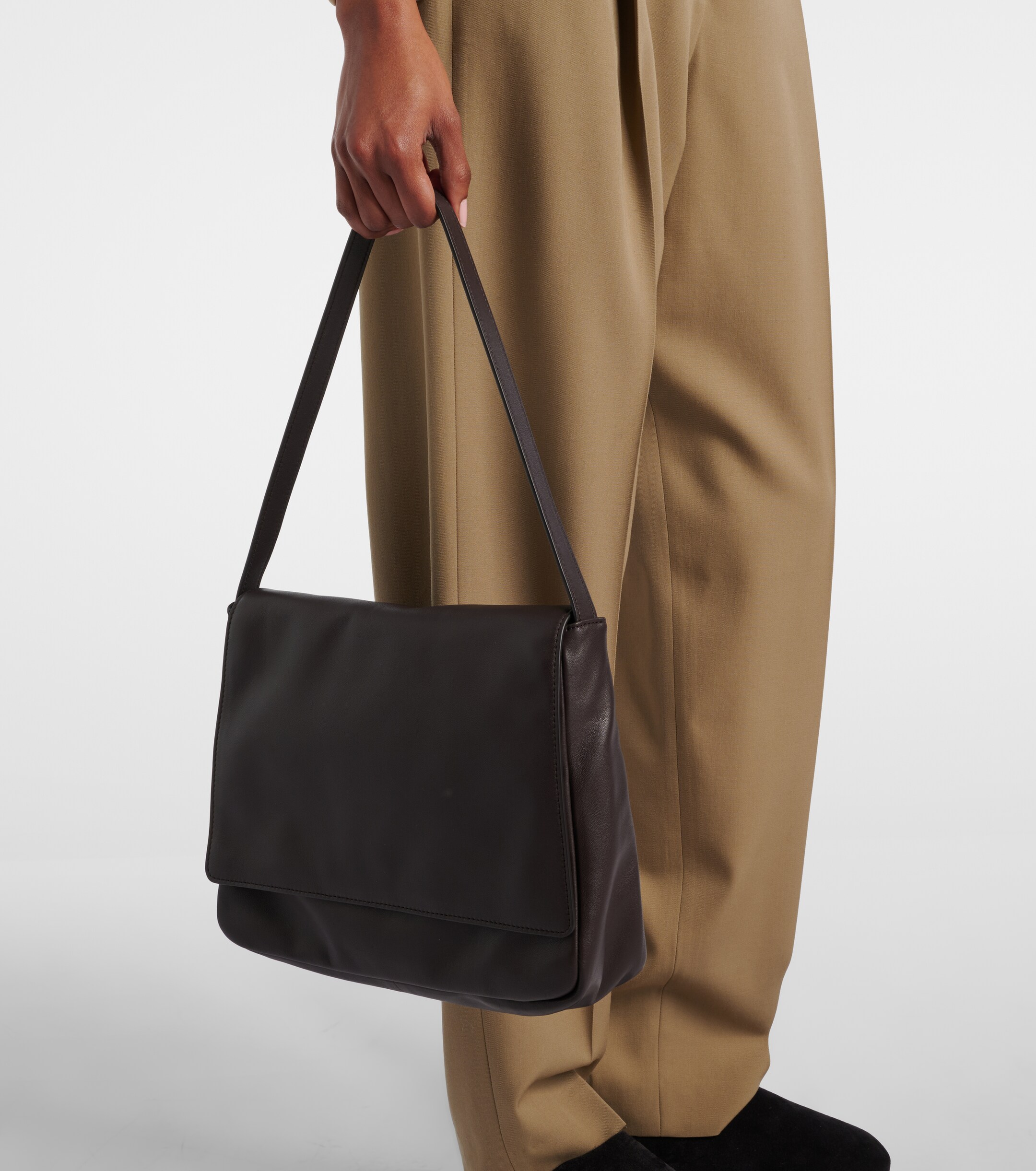 The Row Nuance Two leather shoulder bag
