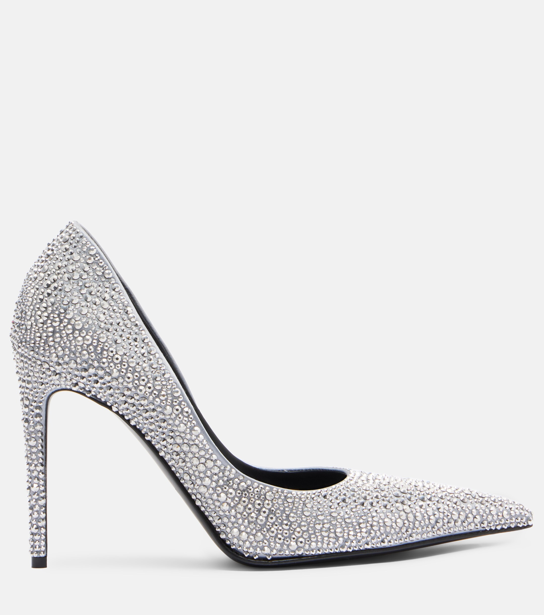 McQueen McQueen Skull studded satin pumps