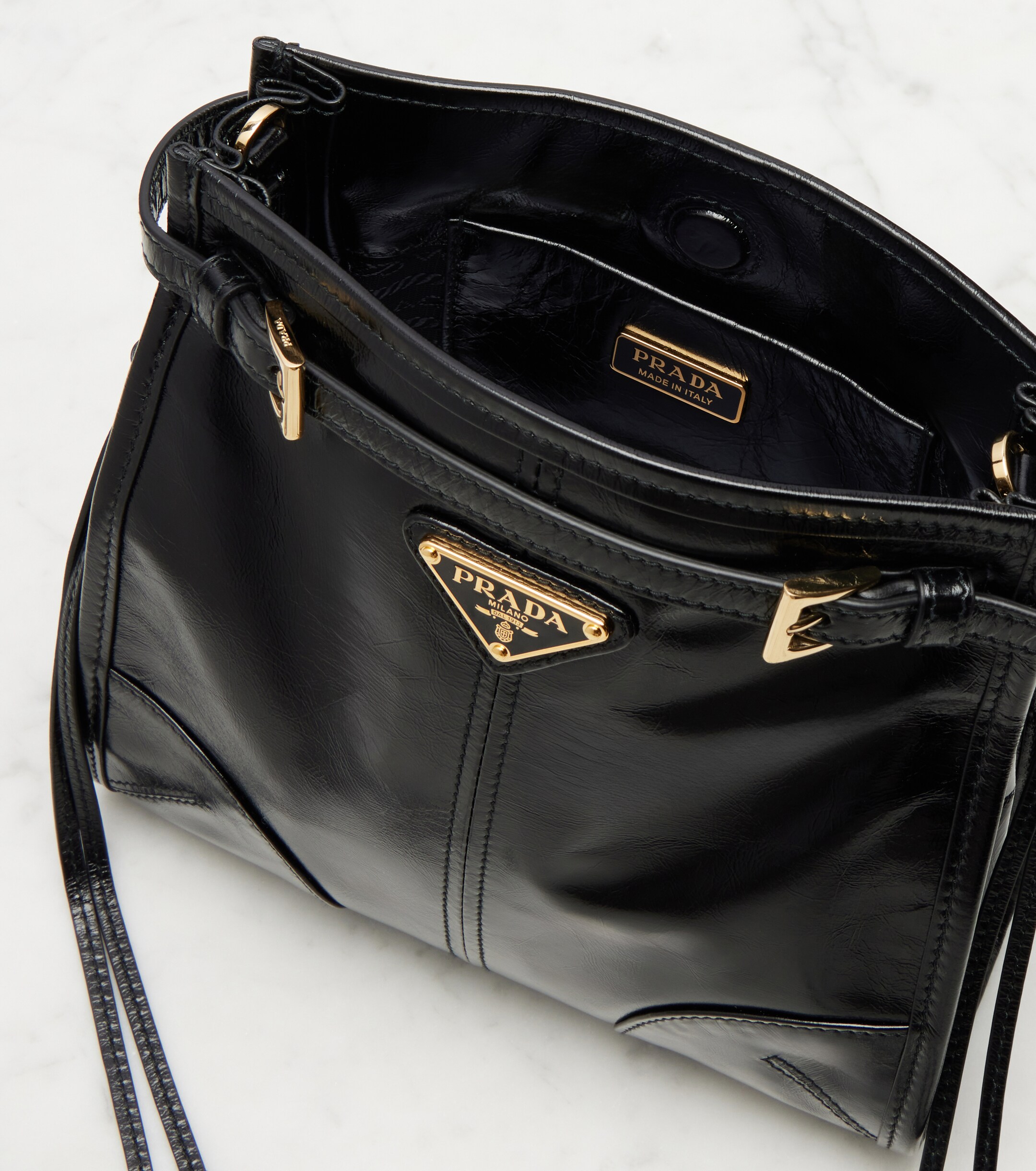 Prada Prada Bonnie Mini leather shoulder bag